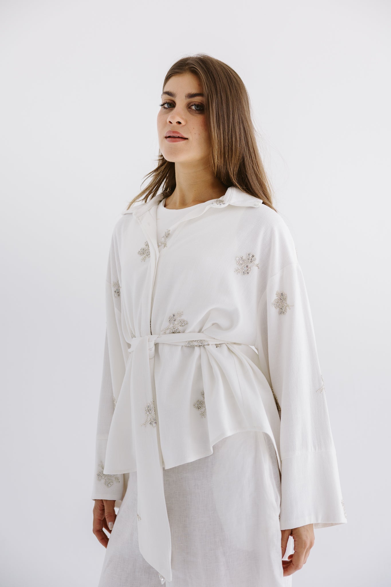 Bloom Blouse White - AB ESSENTIALS