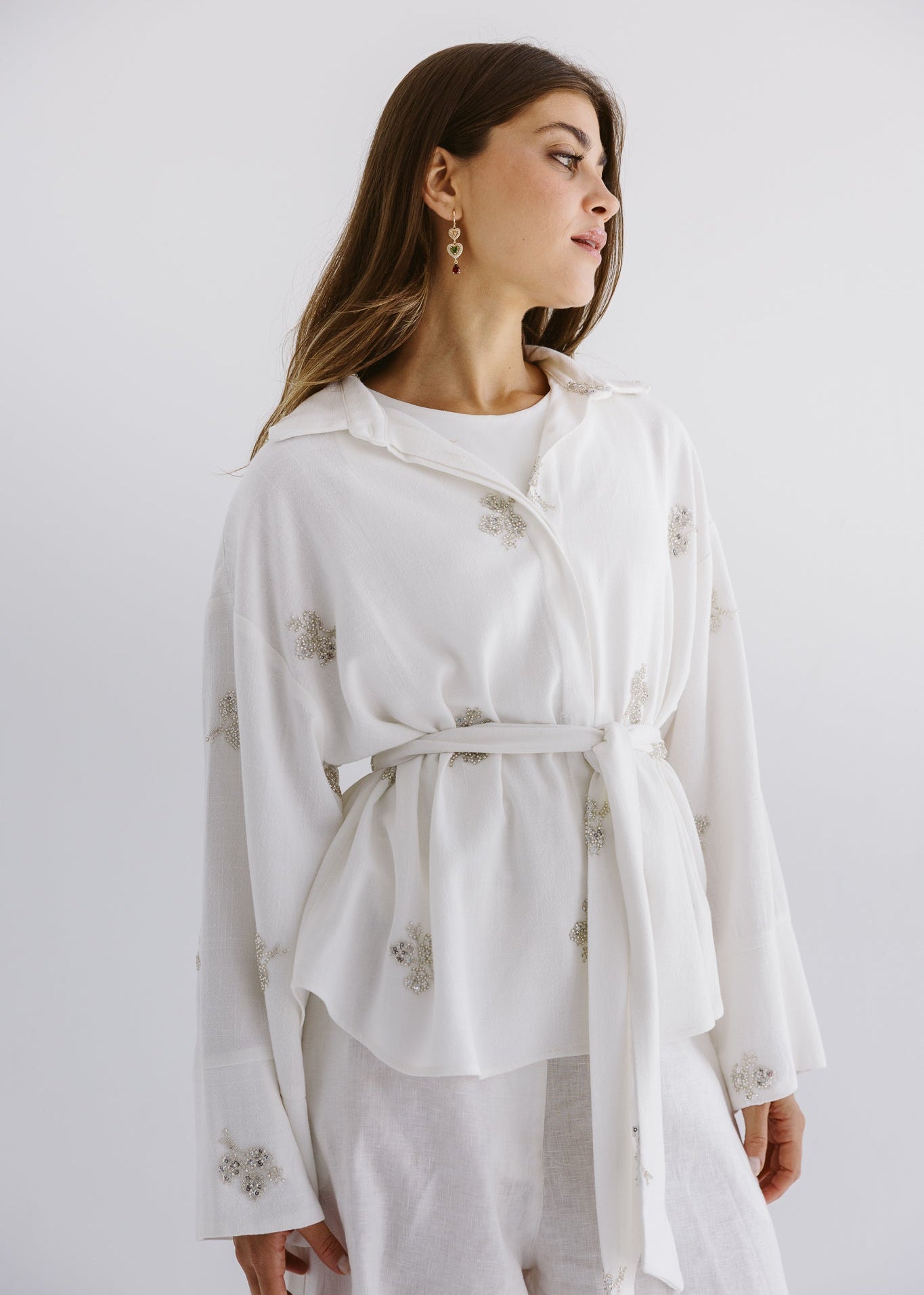 Bloom Blouse White - AB ESSENTIALS