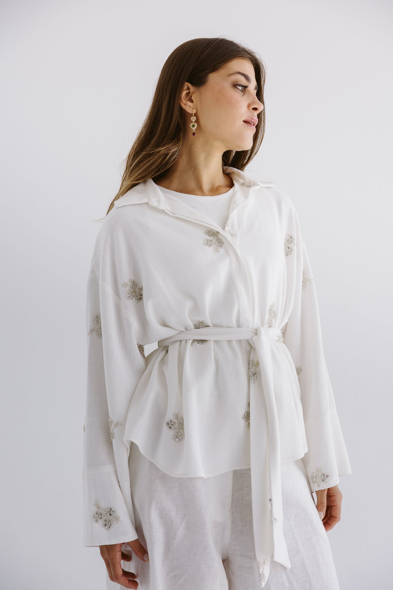Bloom Blouse White - AB ESSENTIALS
