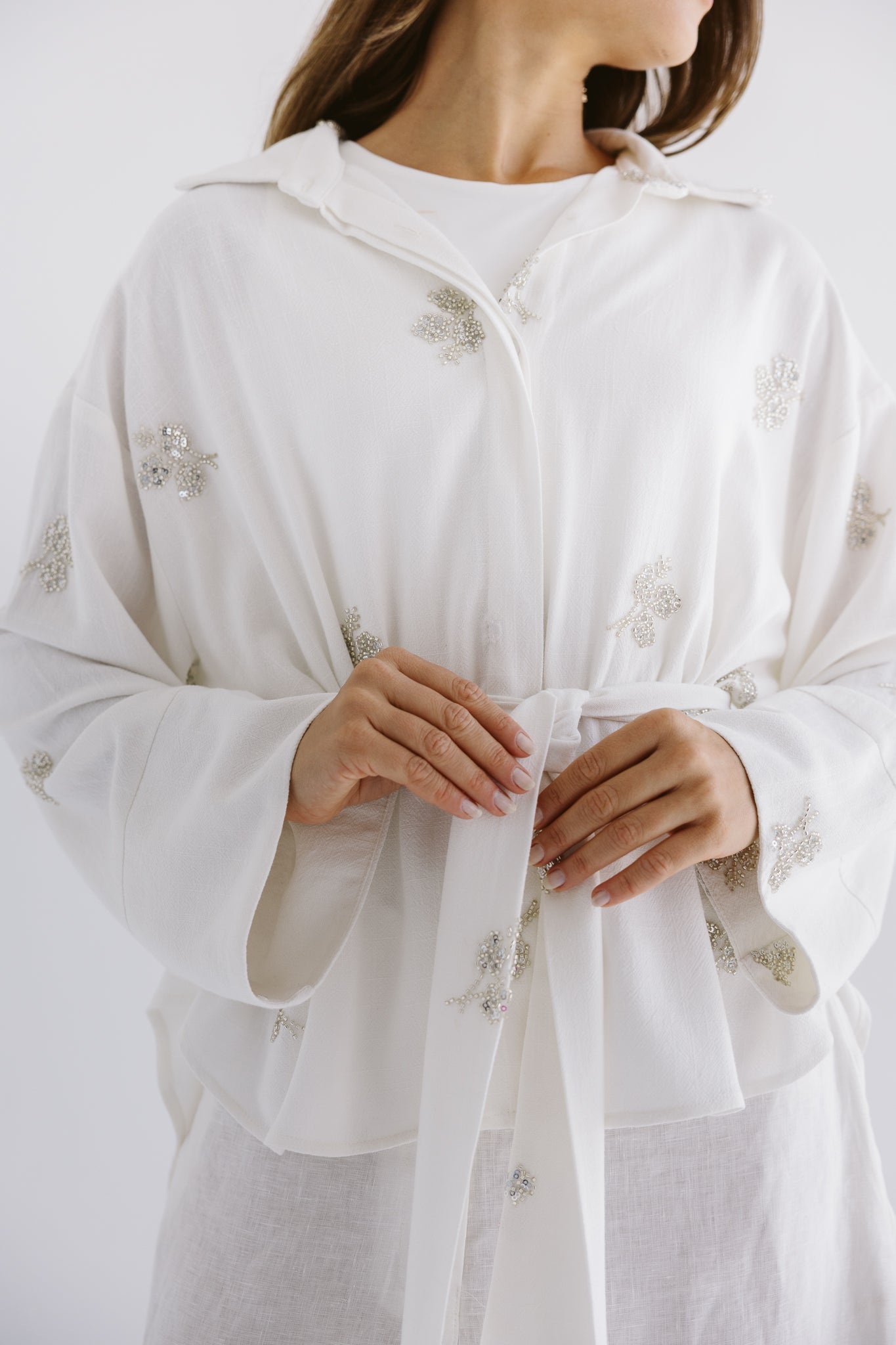 Bloom Blouse White - AB ESSENTIALS