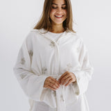 Bloom Blouse White - AB ESSENTIALS