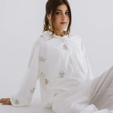 Bloom Blouse White - AB ESSENTIALS