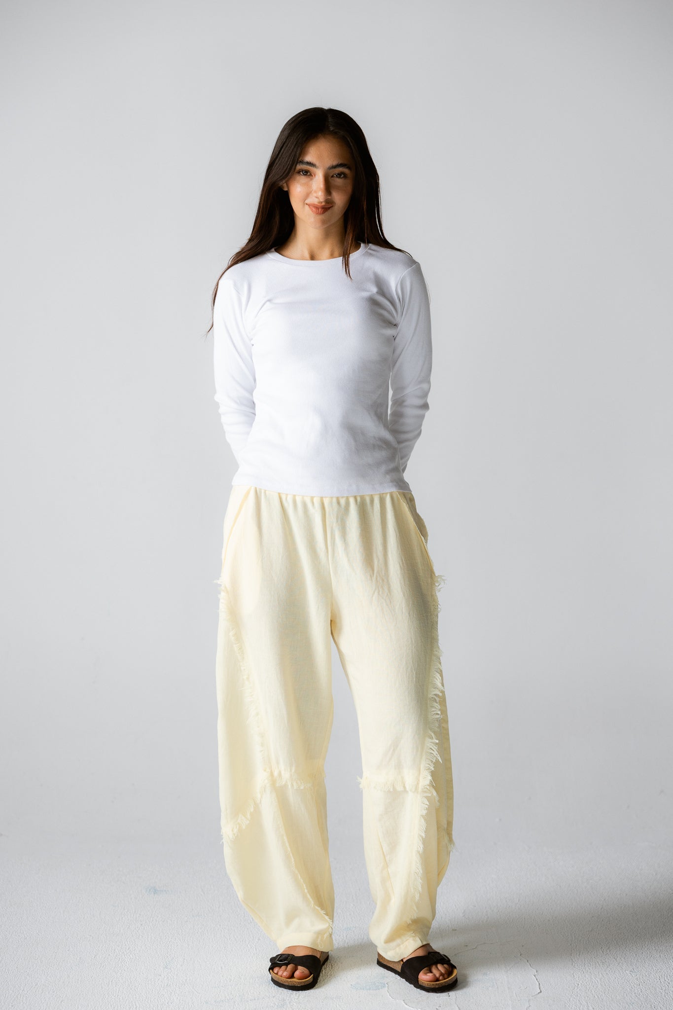 Blush Girl Pants Butter Yellow - AB ESSENTIALS