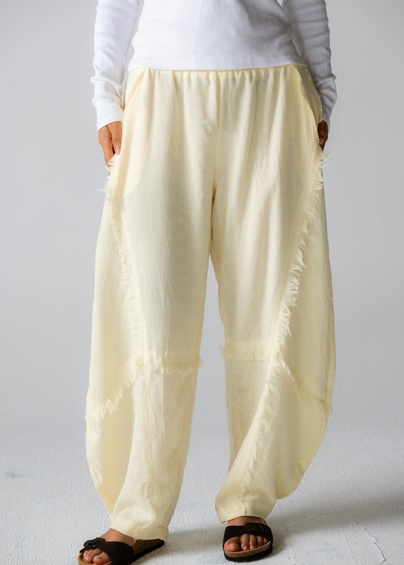 Blush Girl Pants Butter Yellow - AB ESSENTIALS