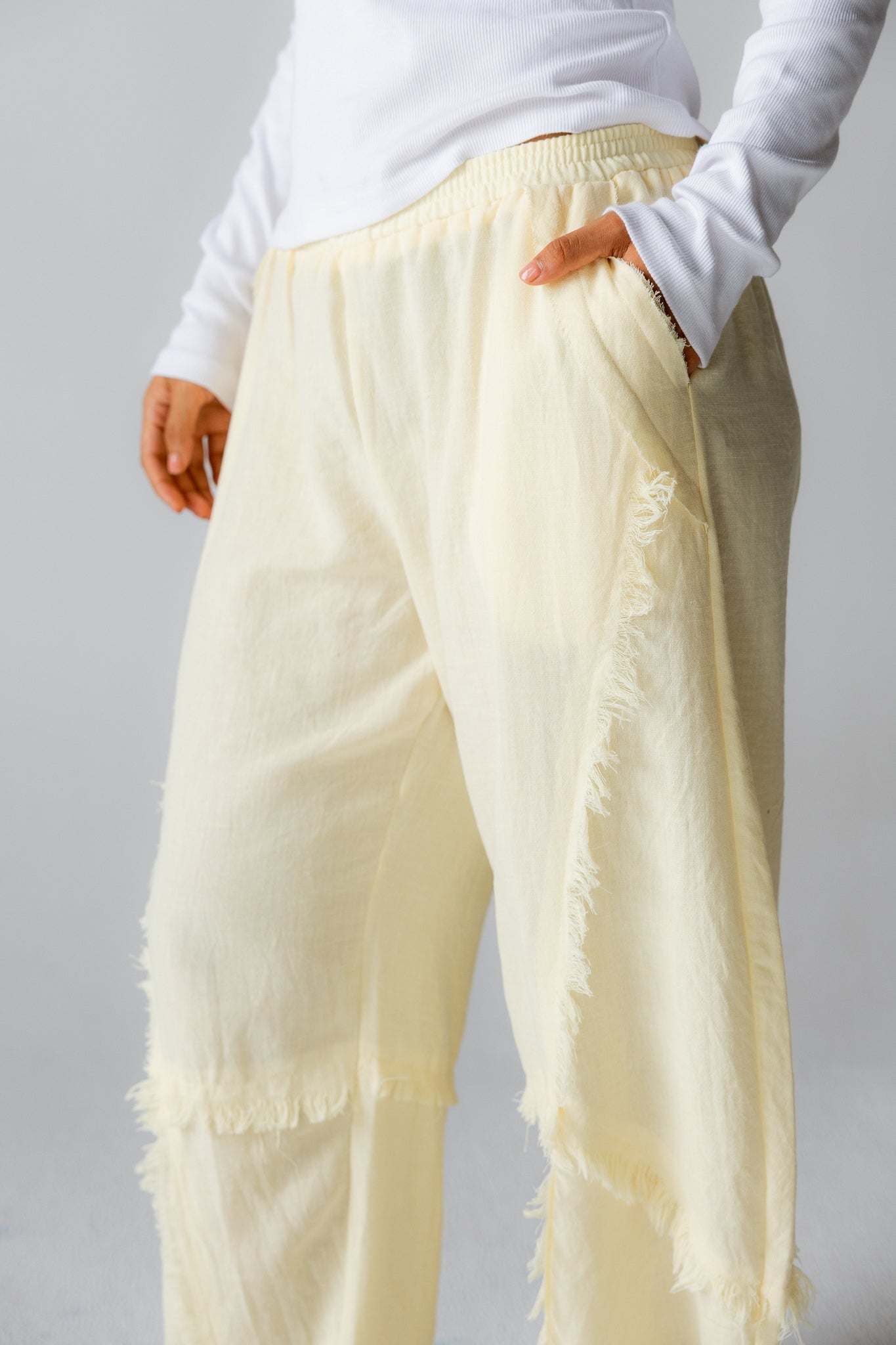 Blush Girl Pants Butter Yellow - AB ESSENTIALS