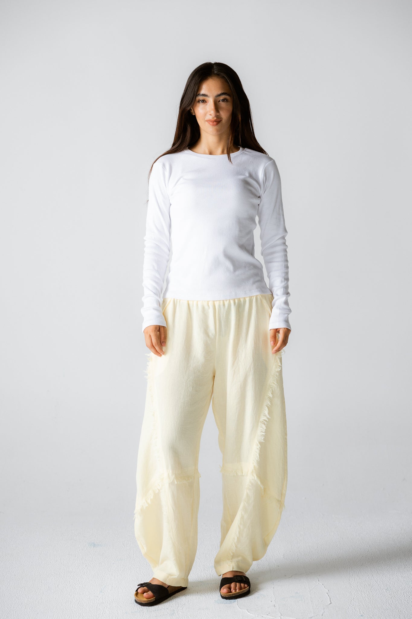 Blush Girl Pants Butter Yellow - AB ESSENTIALS