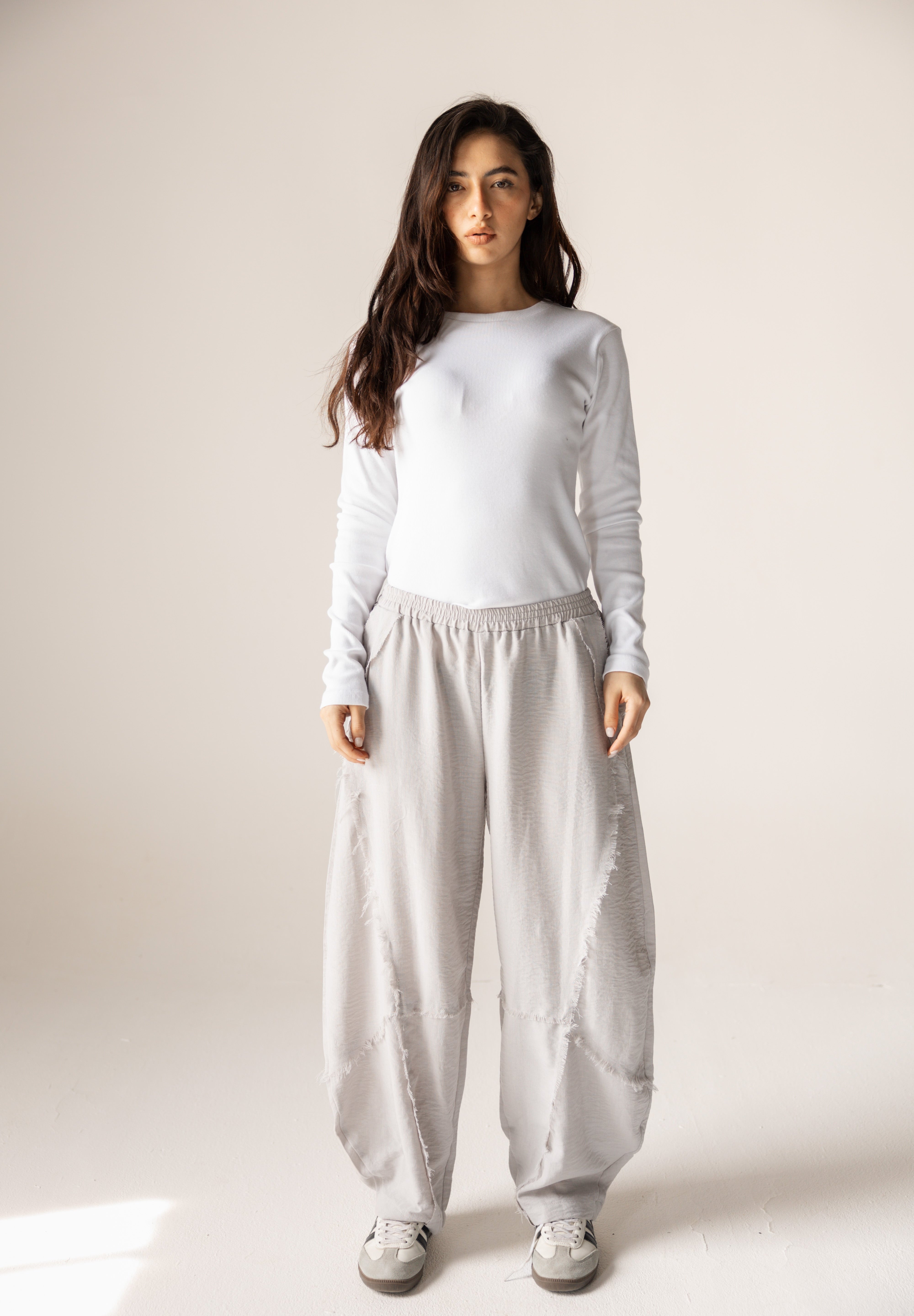 Blush Girl Pants Grey - AB ESSENTIALS