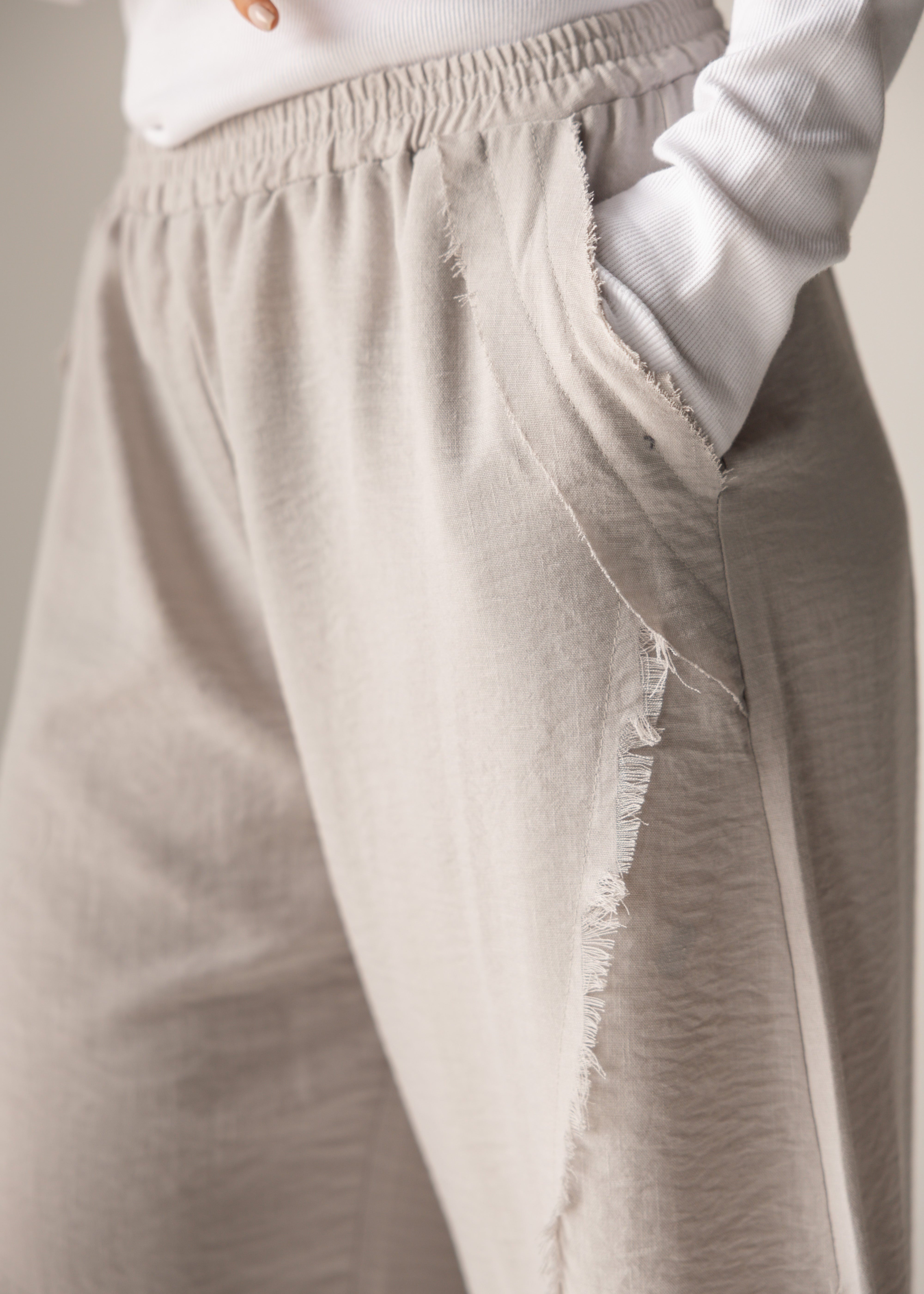 Blush Girl Pants Grey - AB ESSENTIALS