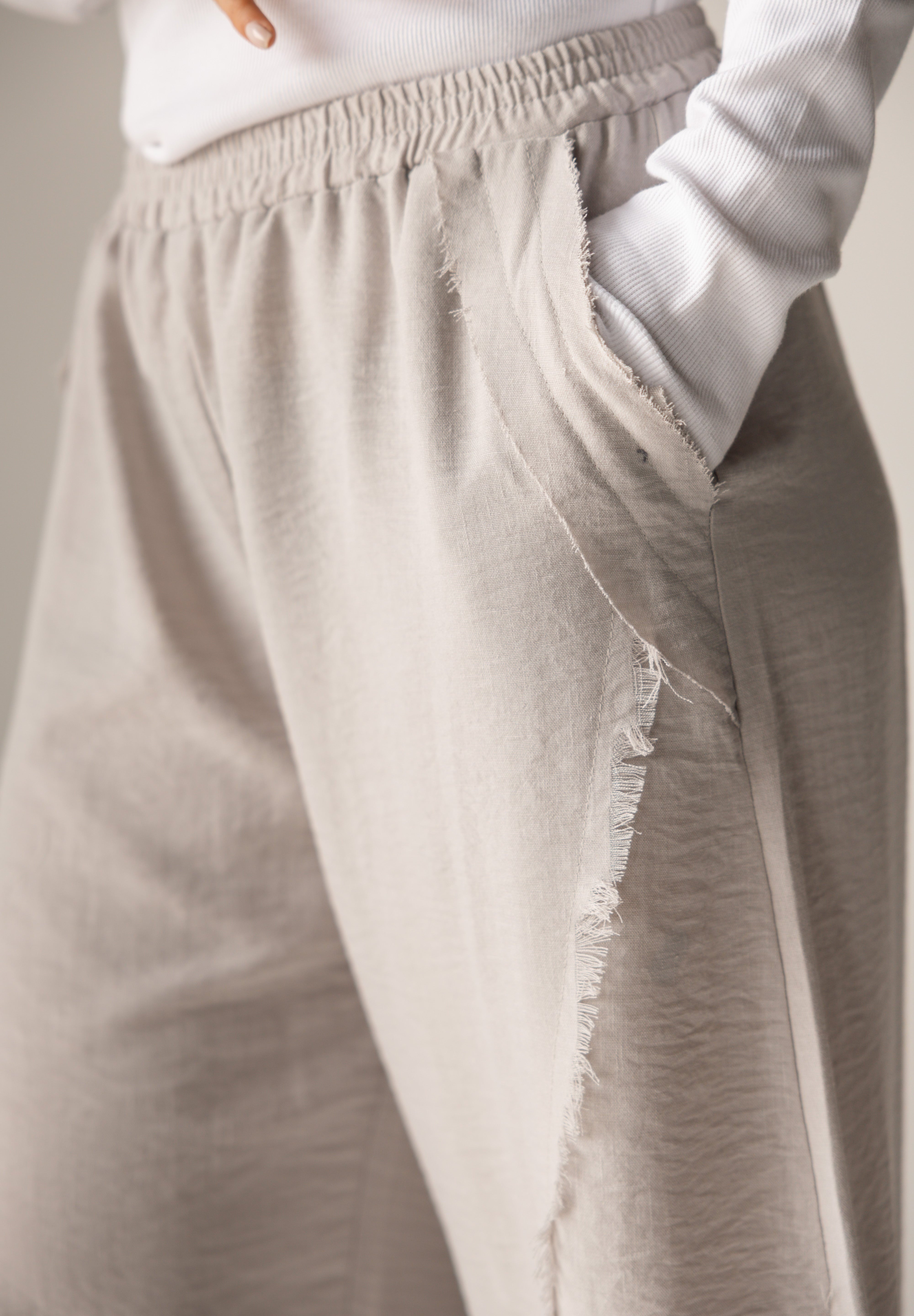 Blush Girl Pants Grey - AB ESSENTIALS