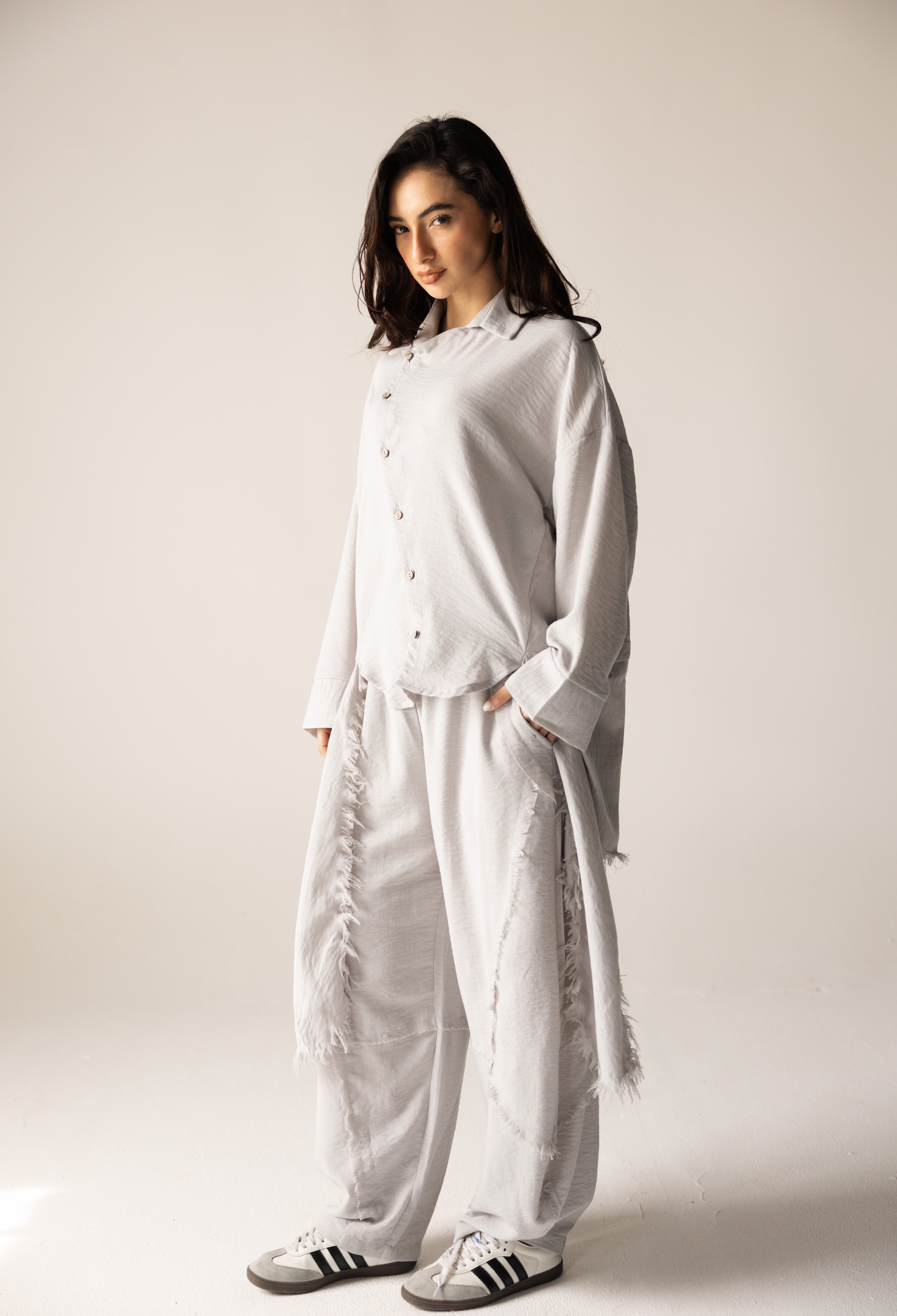 Blush Girl Pants Grey - AB ESSENTIALS