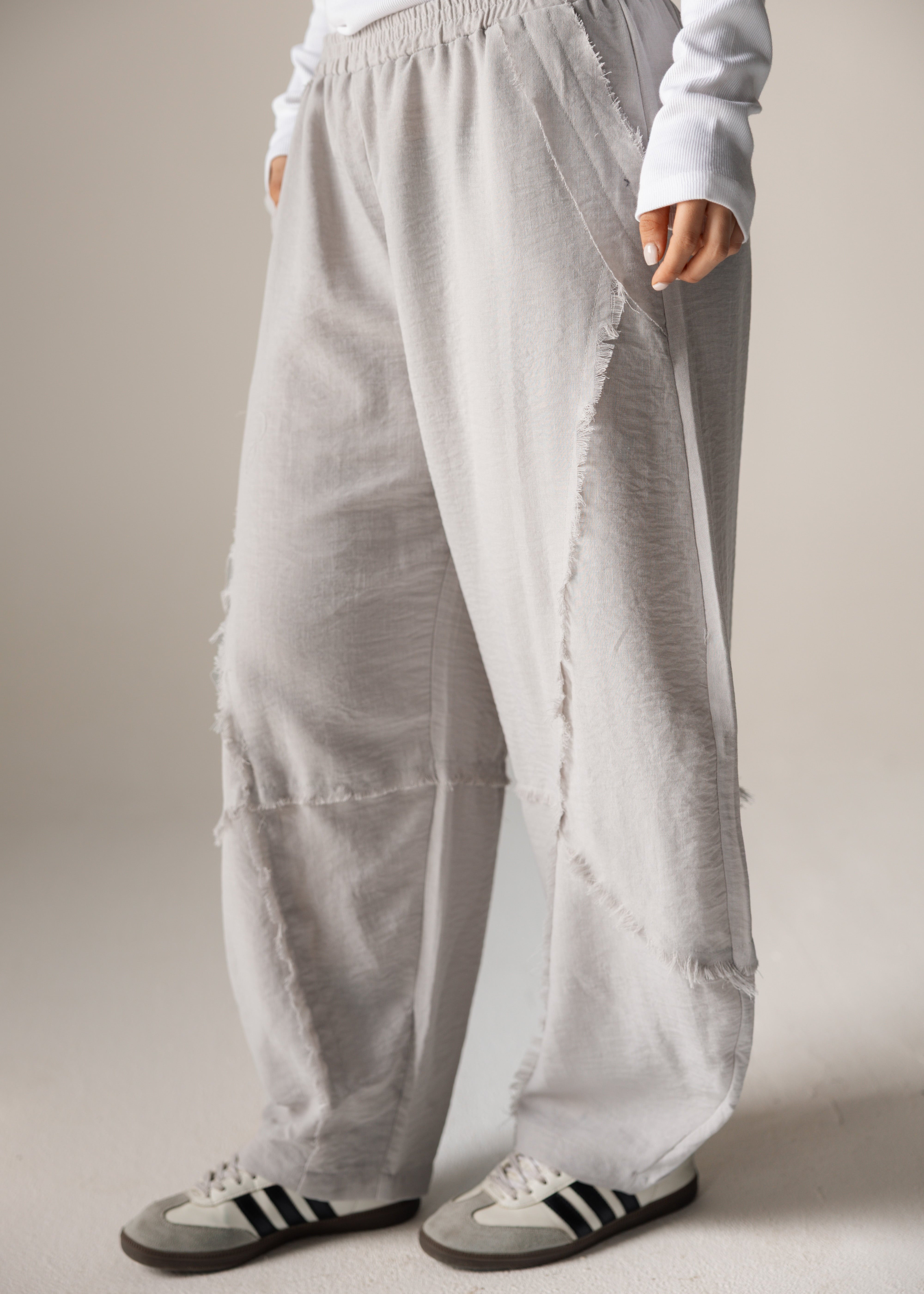 Blush Girl Pants Grey - AB ESSENTIALS