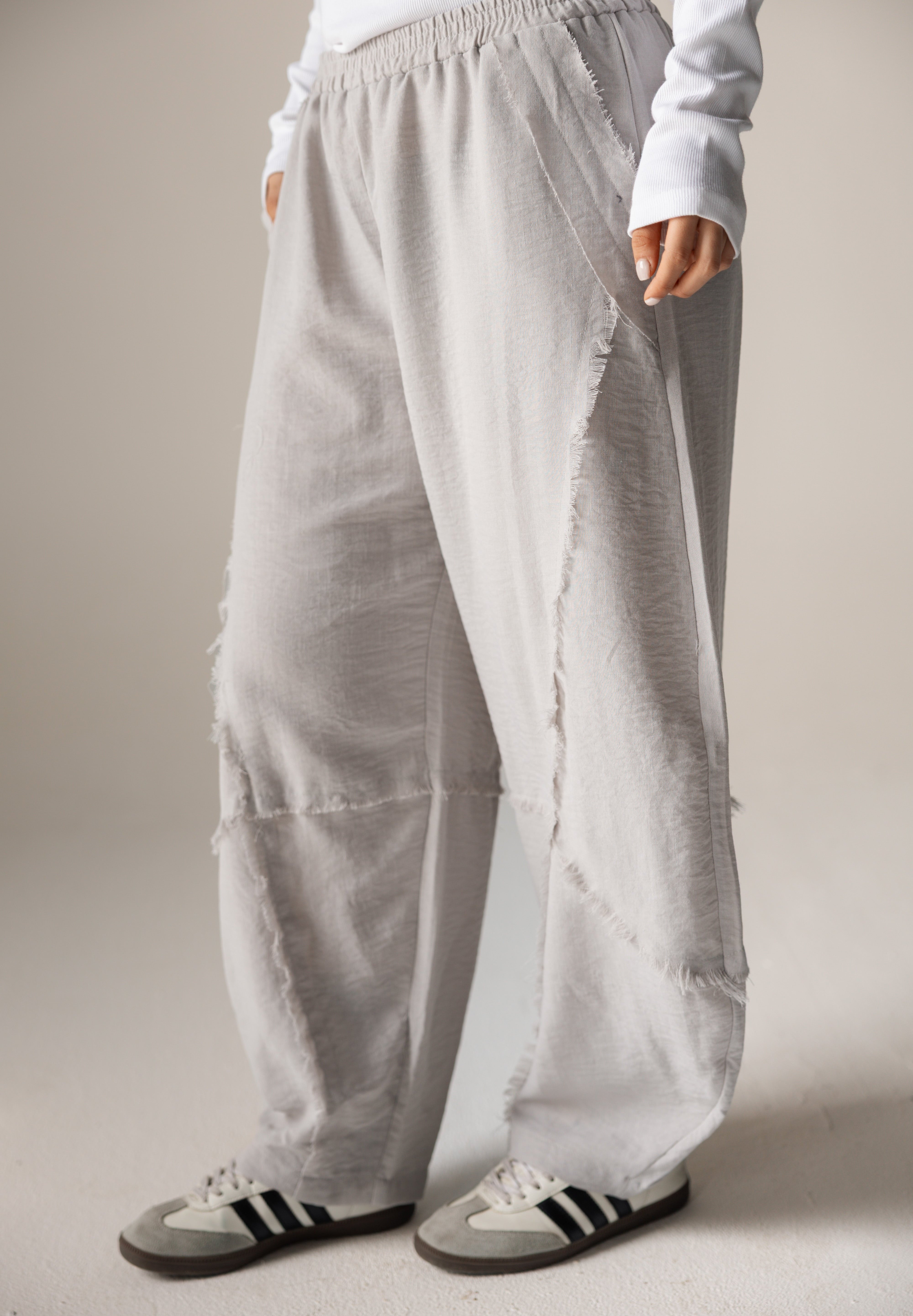 Blush Girl Pants Grey - AB ESSENTIALS