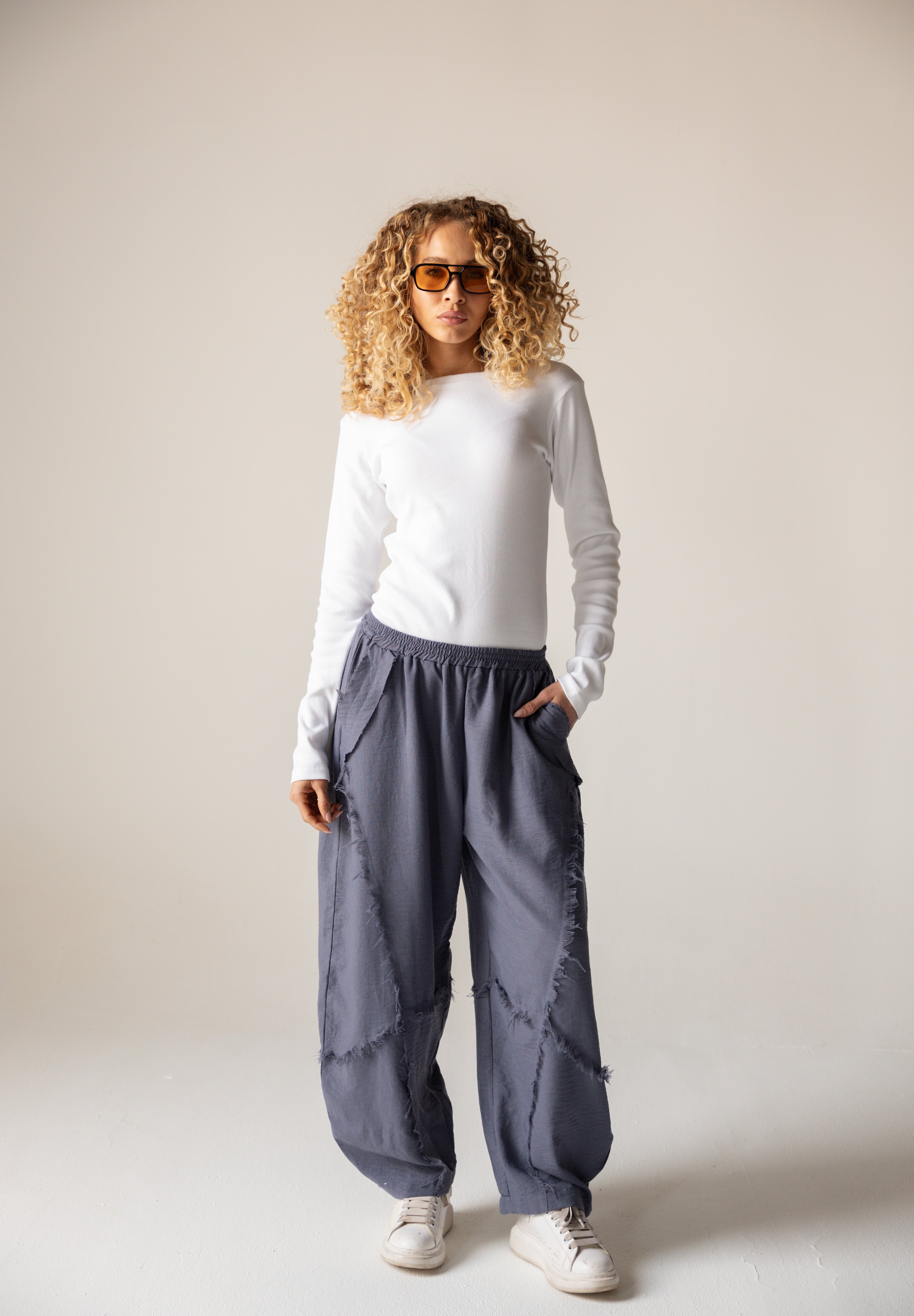 Blush Girl Pants Ocean Teal - AB ESSENTIALS