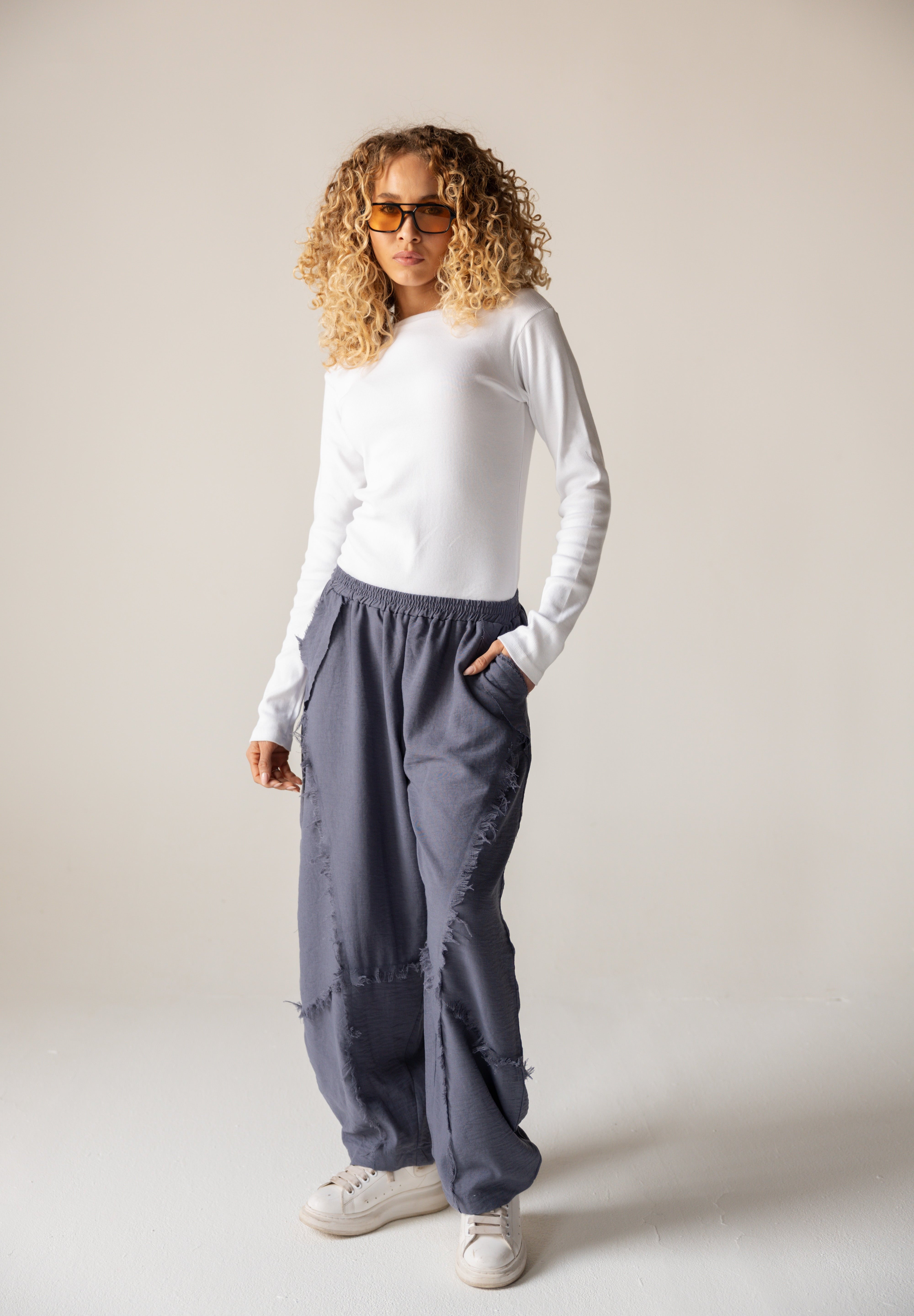 Blush Girl Pants Ocean Teal - AB ESSENTIALS