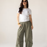Blush Girl Pants Olive - AB ESSENTIALS
