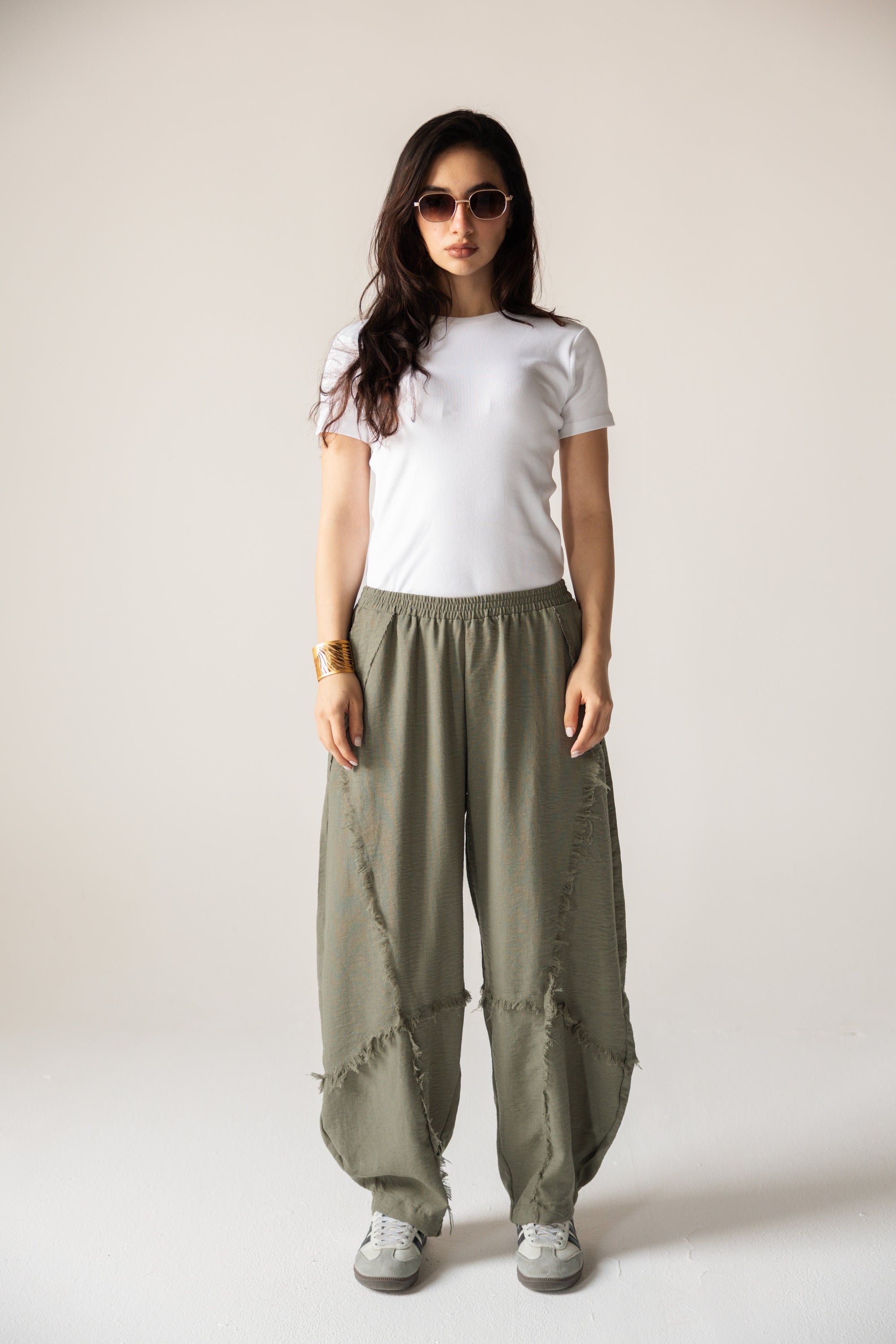 Blush Girl Pants Olive - AB ESSENTIALS