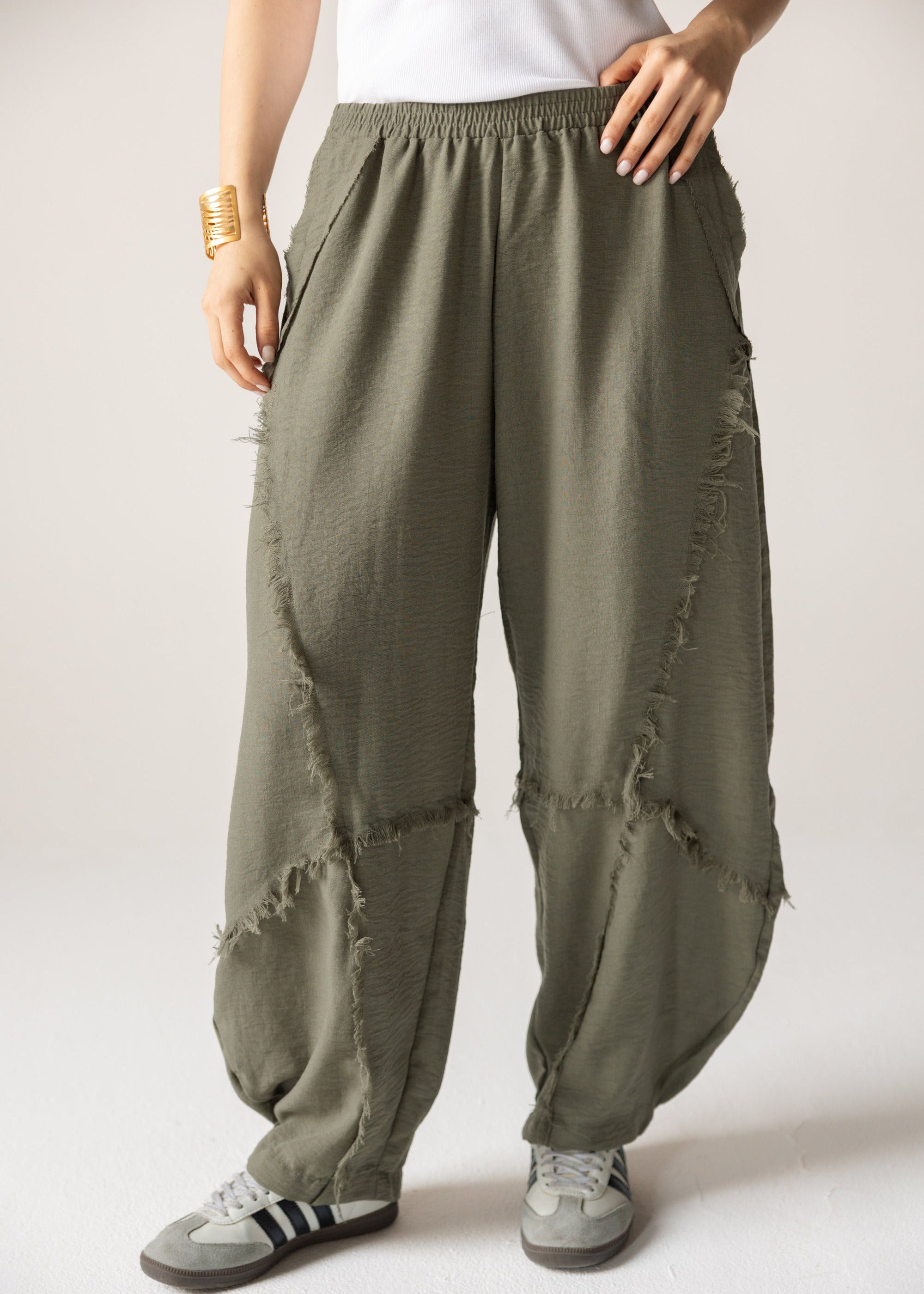 Blush Girl Pants Olive - AB ESSENTIALS