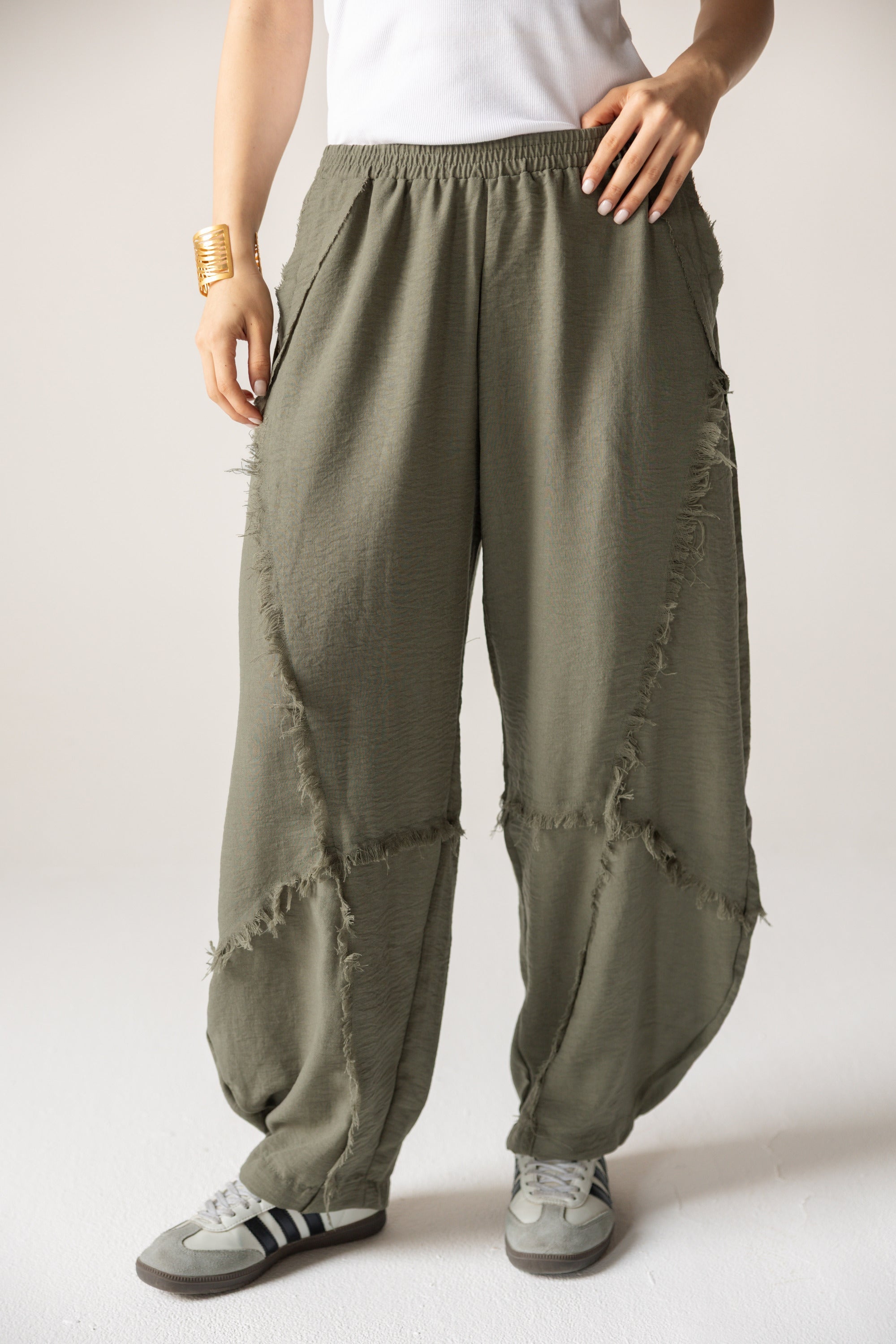 Blush Girl Pants Olive - AB ESSENTIALS