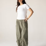 Blush Girl Pants Olive - AB ESSENTIALS