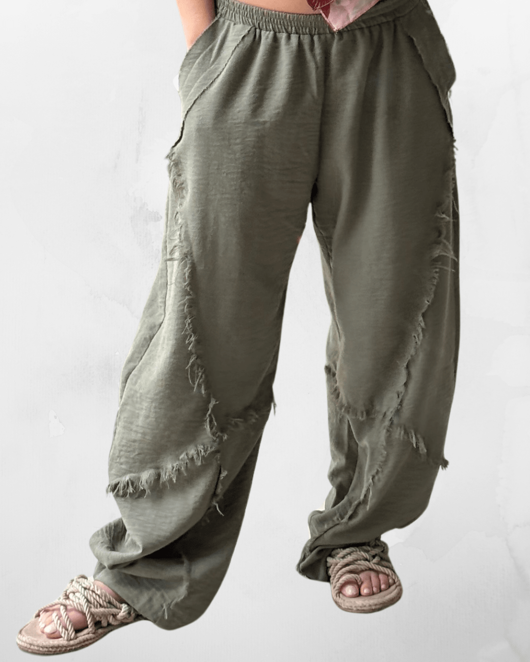 Blush Girl Pants Olive - AB ESSENTIALS