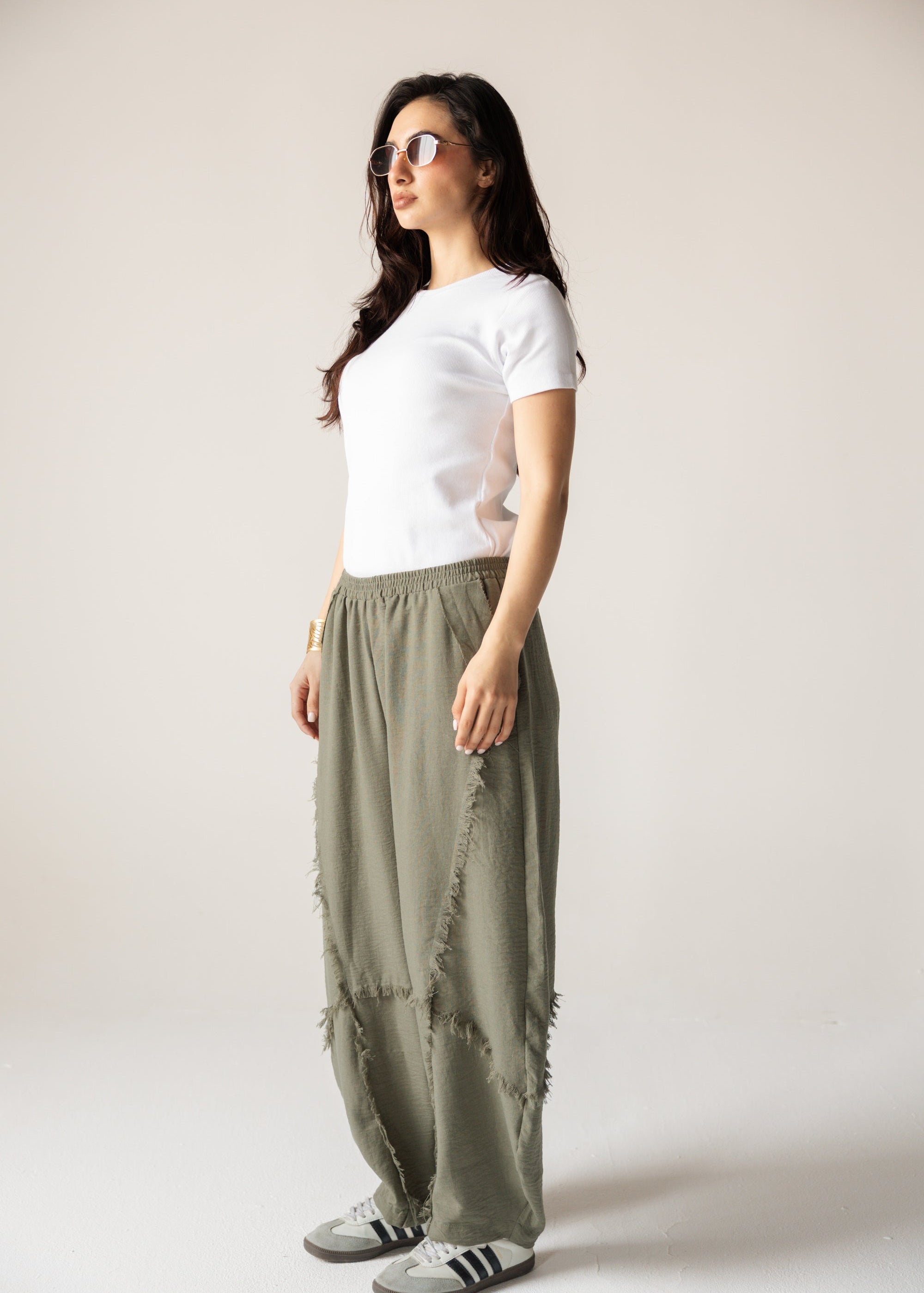 Blush Girl Pants Olive - AB ESSENTIALS