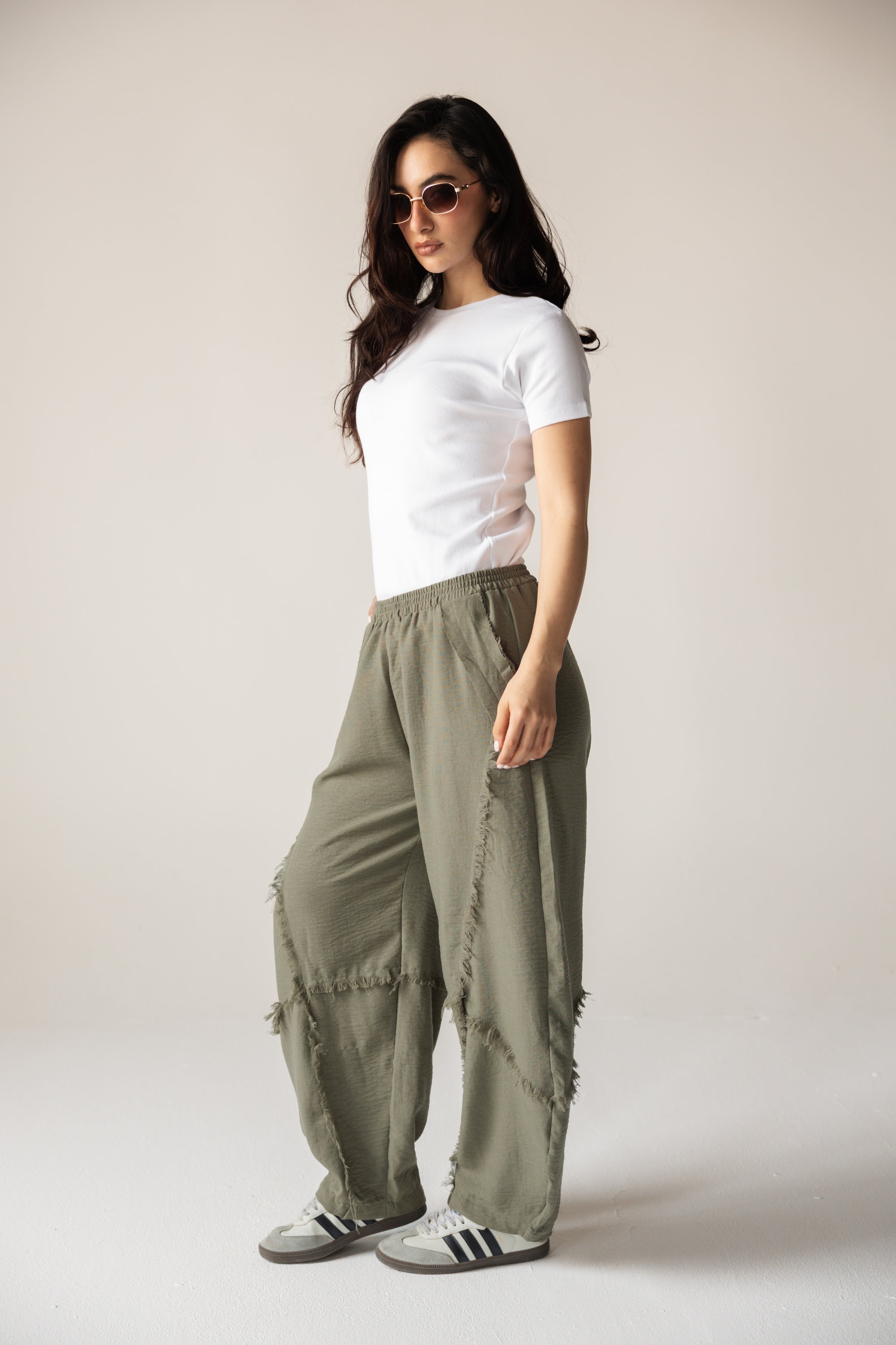 Blush Girl Pants Olive - AB ESSENTIALS