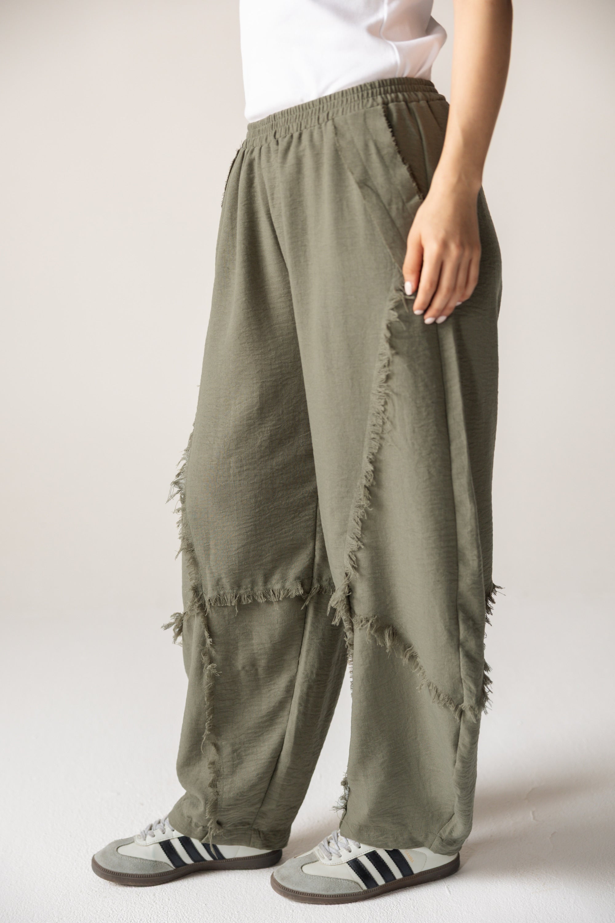 Blush Girl Pants Olive - AB ESSENTIALS