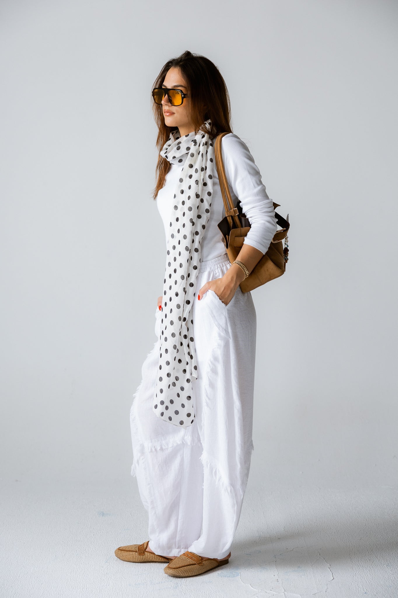 Blush Girl Pants White - AB ESSENTIALS