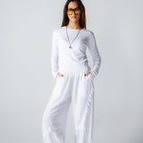 Blush Girl Pants White - AB ESSENTIALS