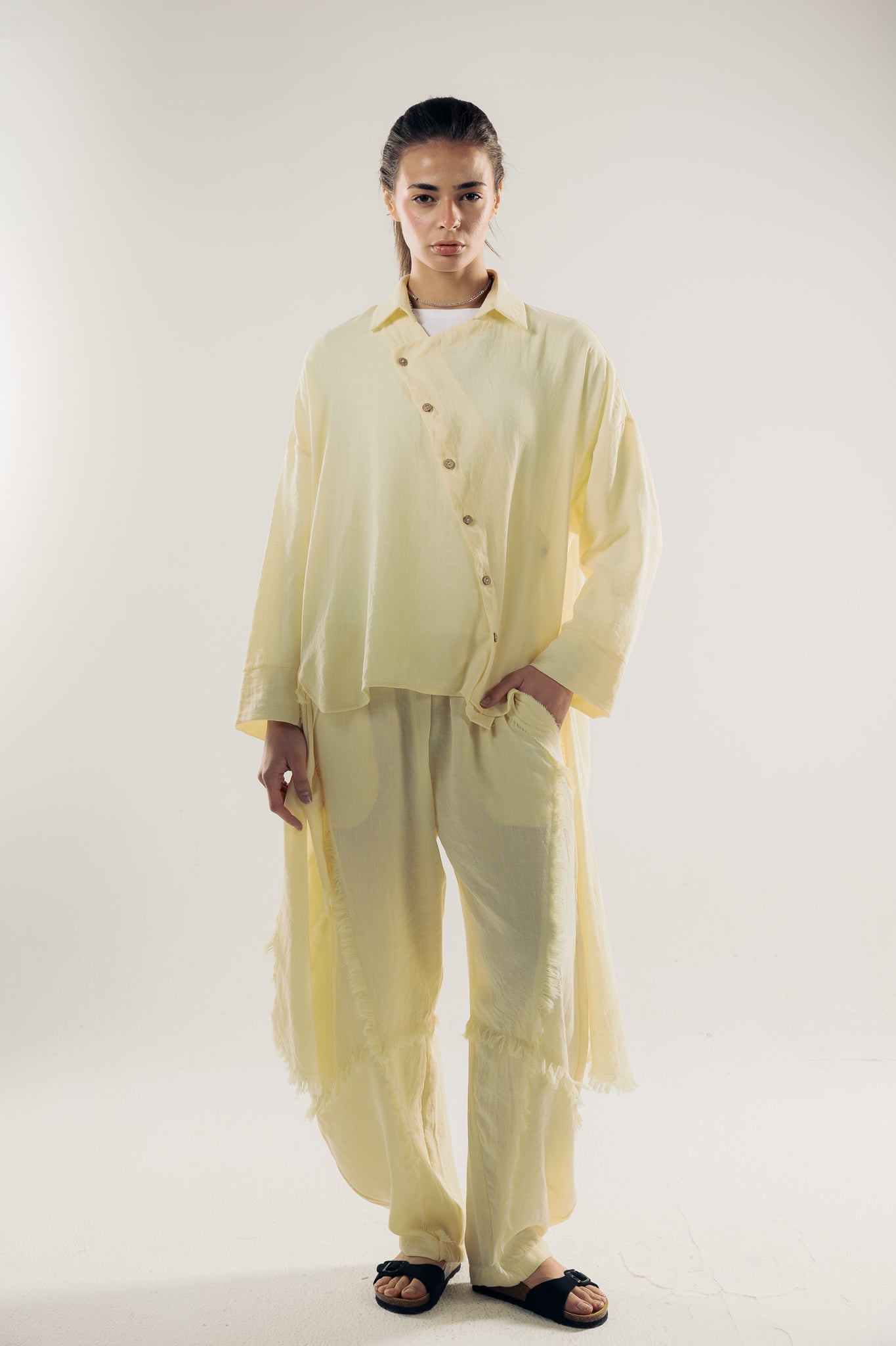 Blush Girl Shirt Butter Yellow - AB ESSENTIALS