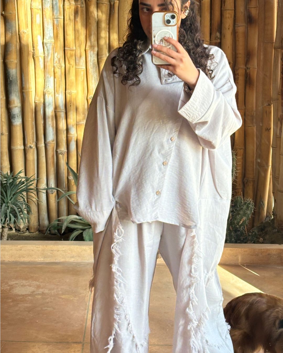 Blush Girl Shirt Grey - AB ESSENTIALS