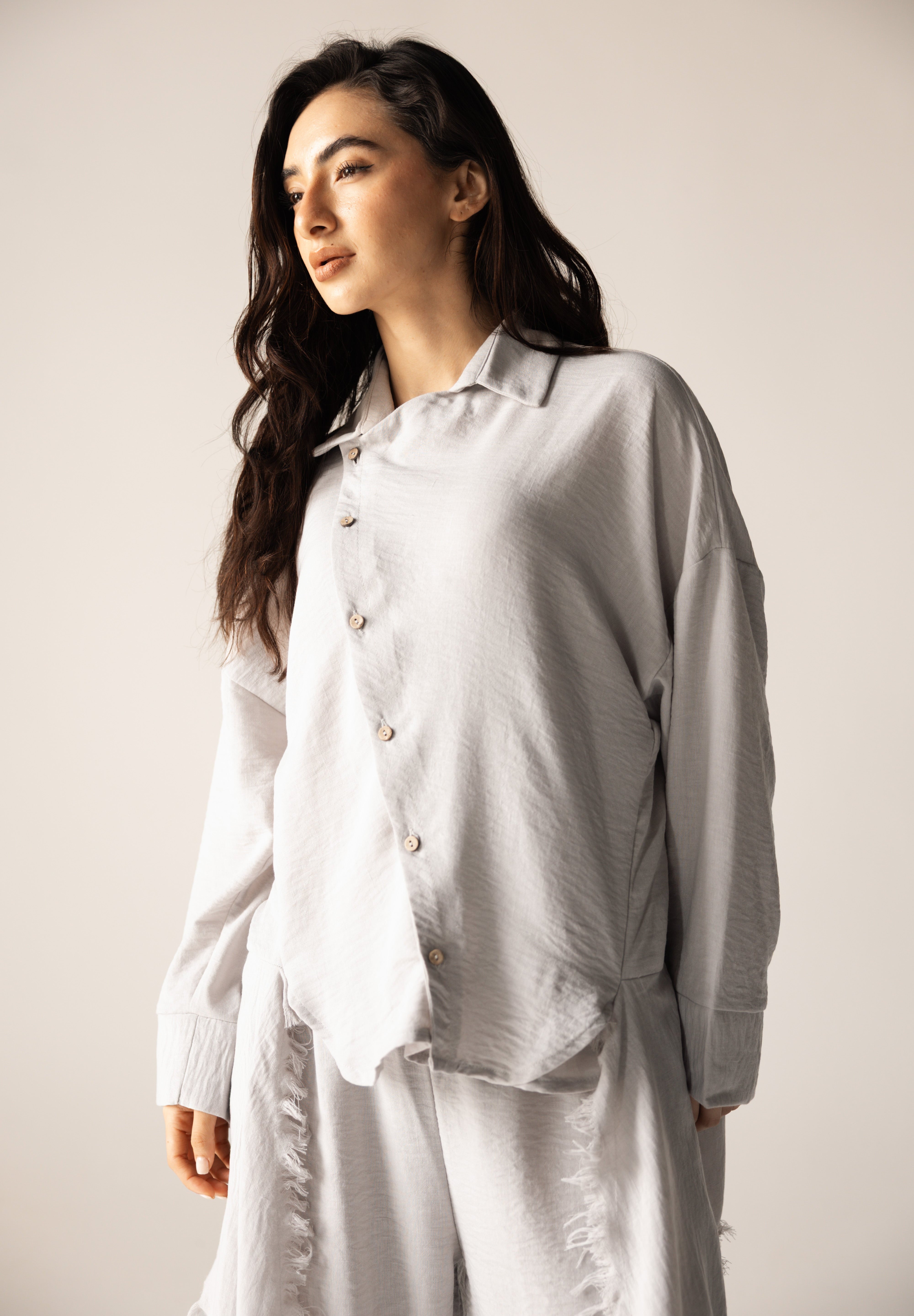 Blush Girl Shirt Grey - AB ESSENTIALS