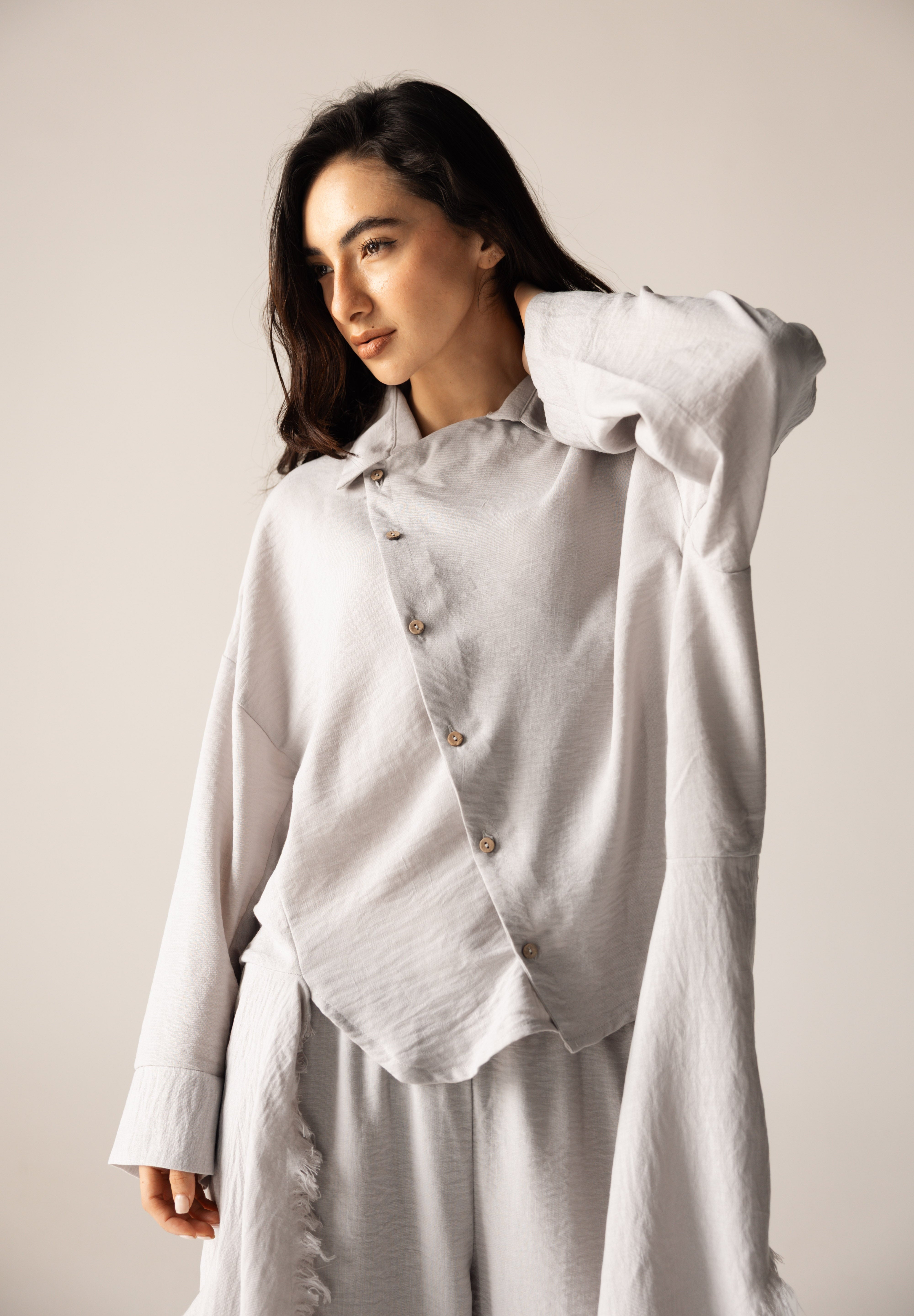 Blush Girl Shirt Grey - AB ESSENTIALS