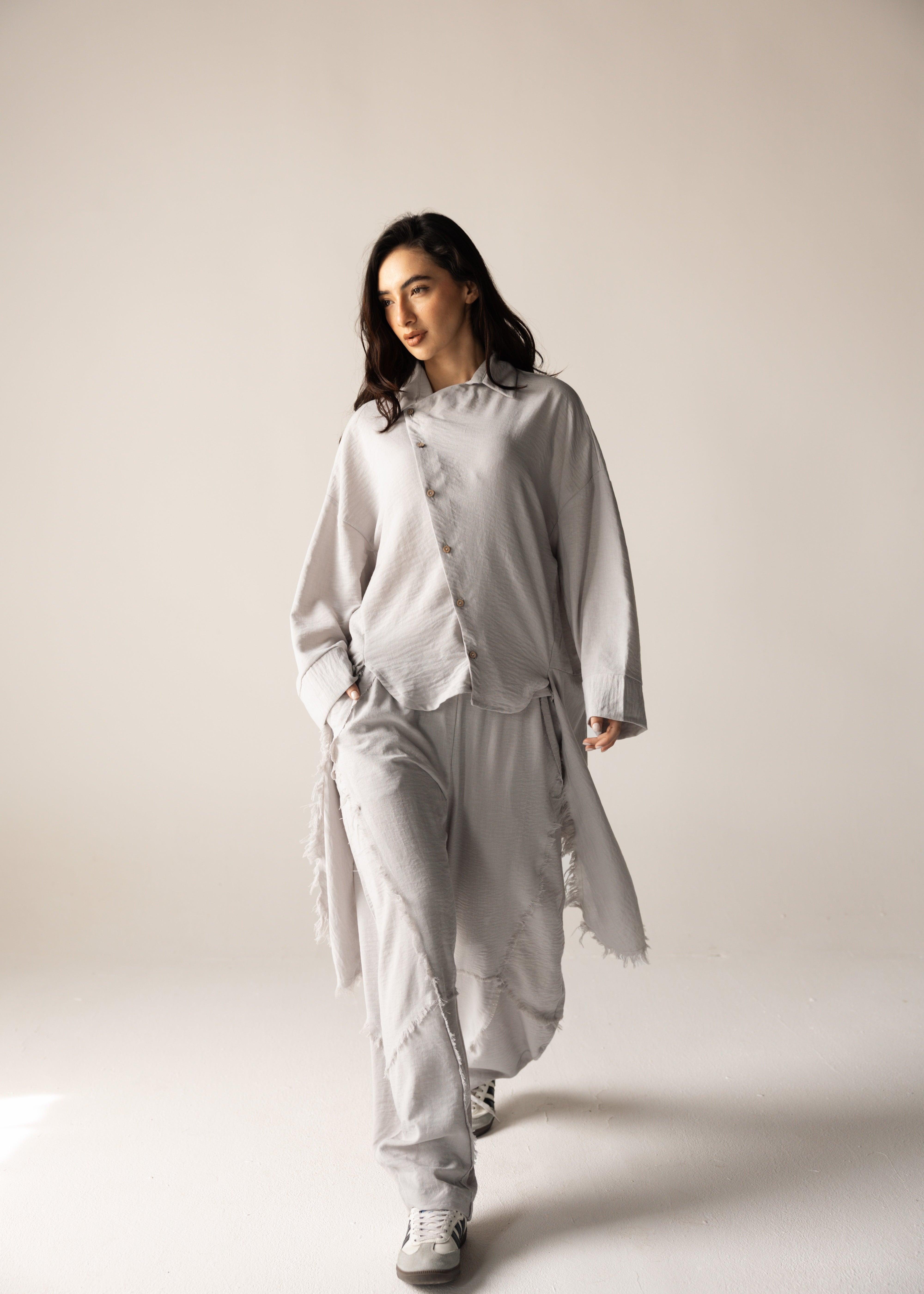 Blush Girl Shirt Grey - AB ESSENTIALS
