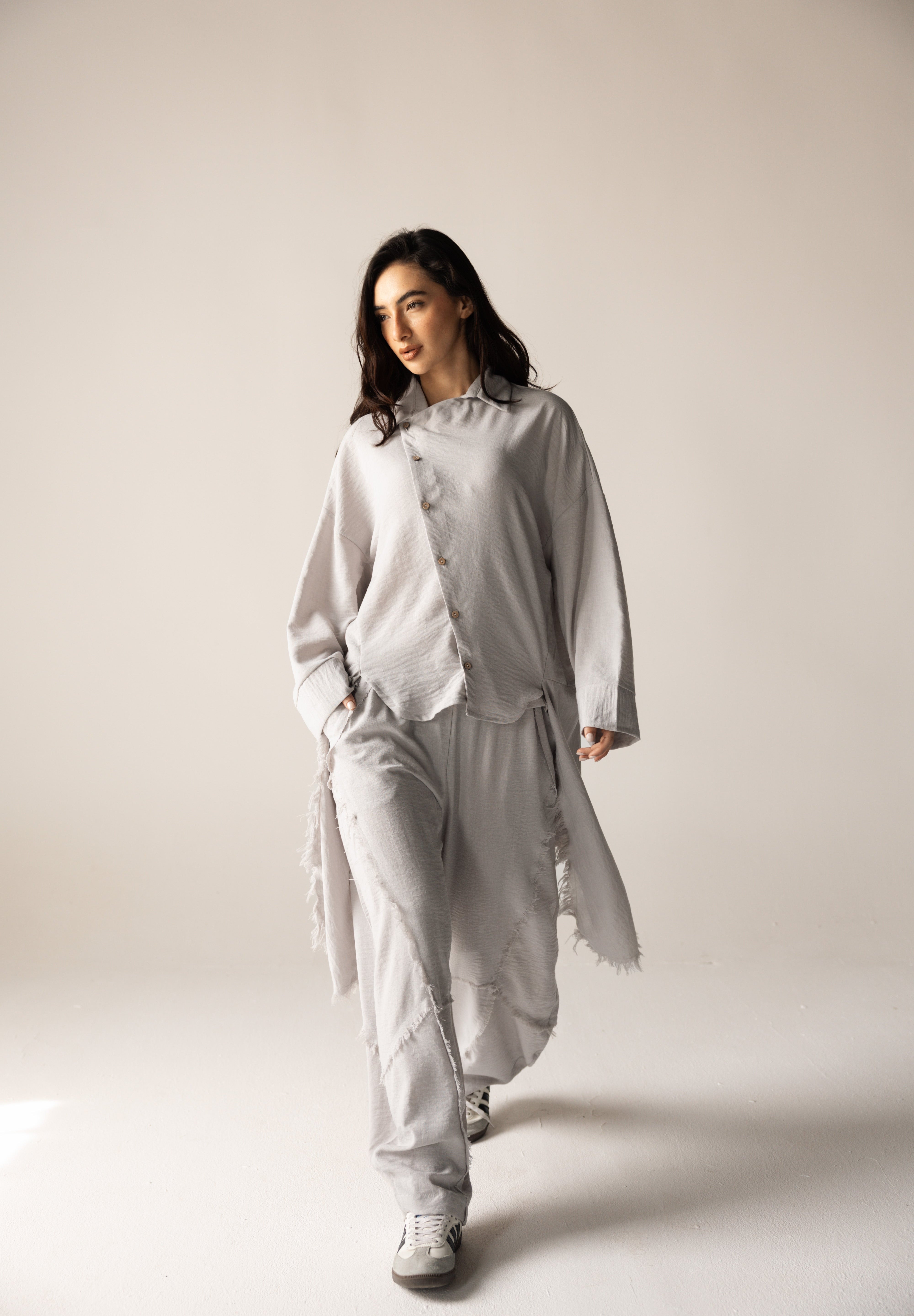 Blush Girl Shirt Grey - AB ESSENTIALS