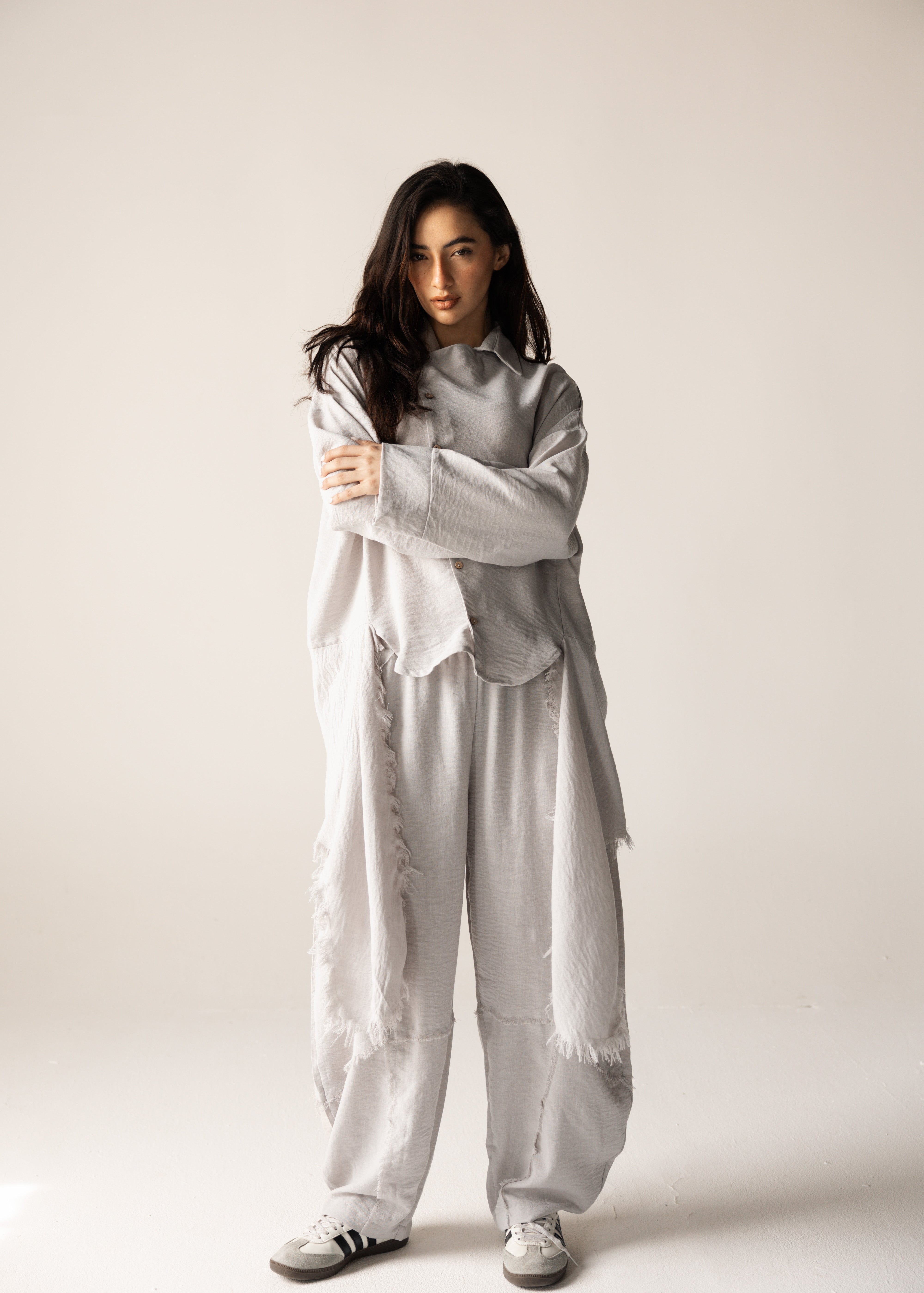 Blush Girl Shirt Grey - AB ESSENTIALS