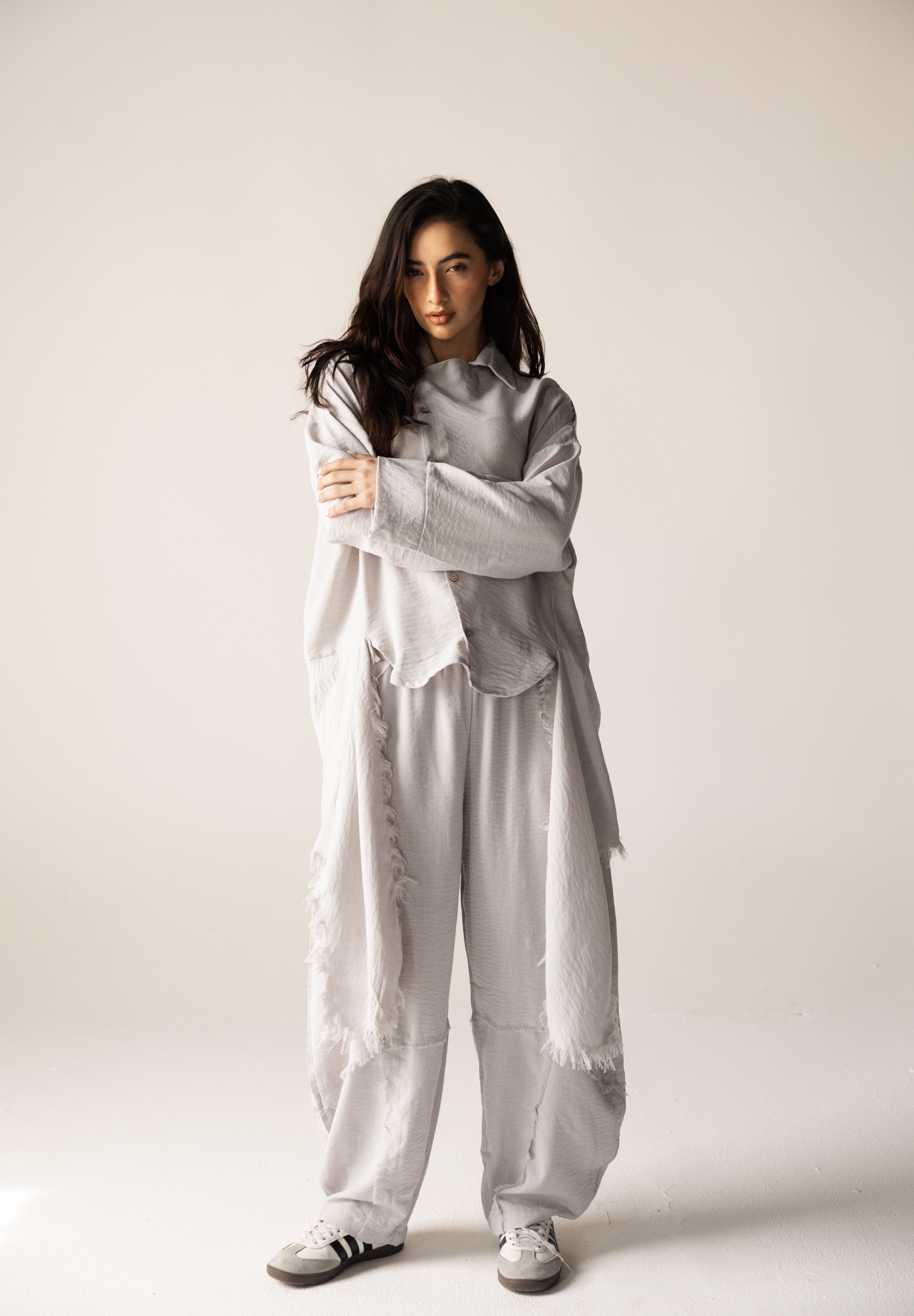 Blush Girl Shirt Grey - AB ESSENTIALS