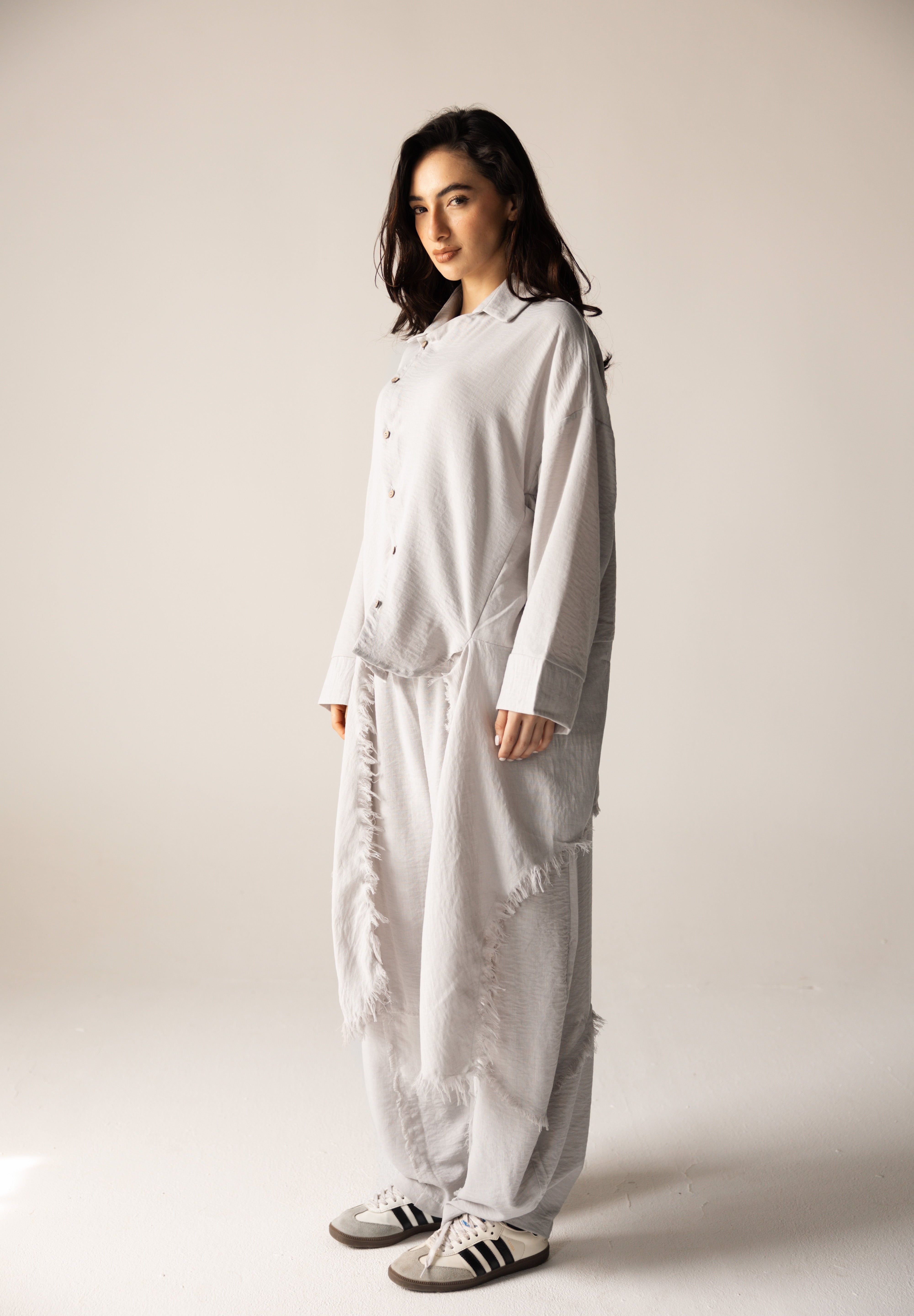 Blush Girl Shirt Grey - AB ESSENTIALS