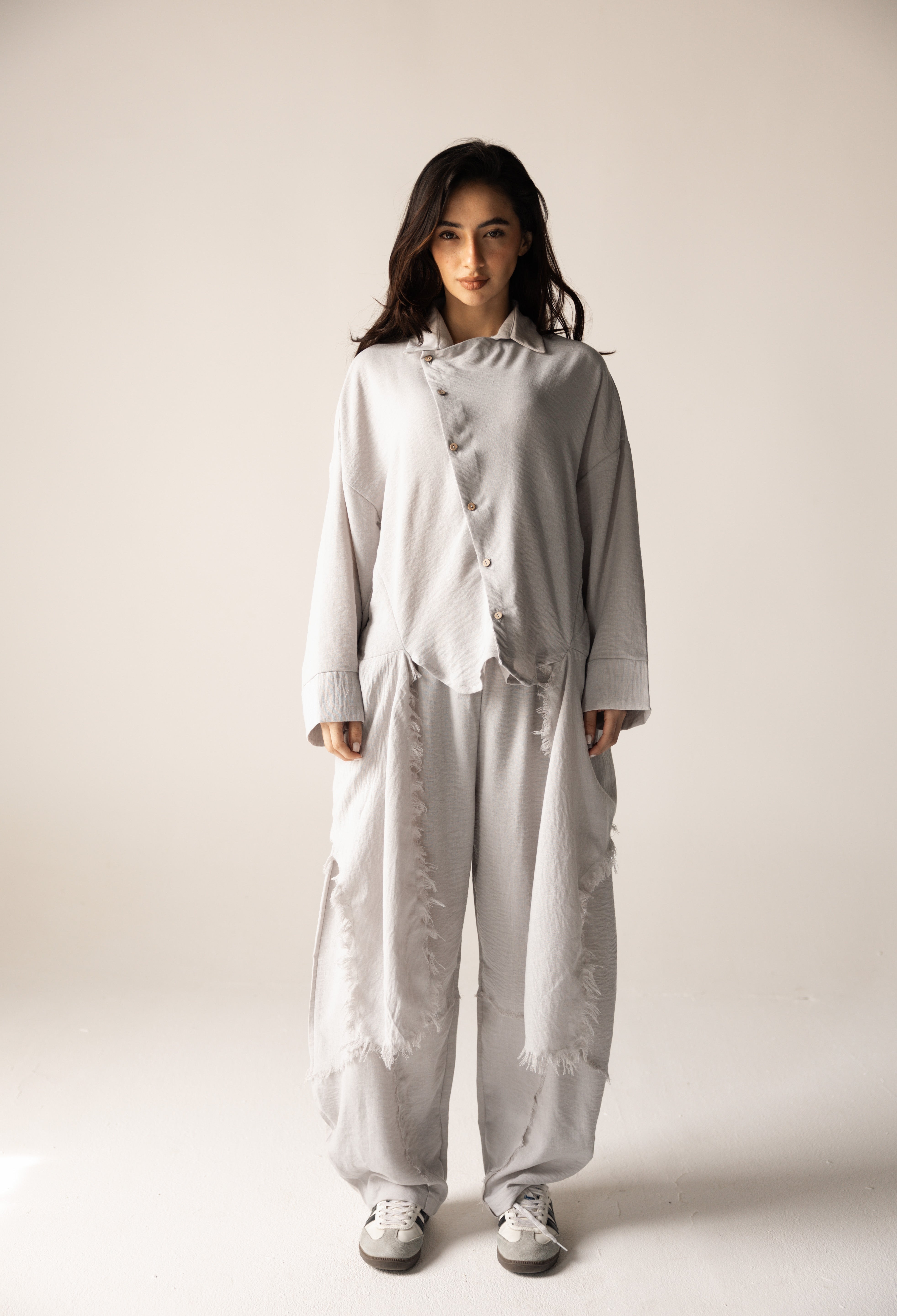 Blush Girl Shirt Grey - AB ESSENTIALS