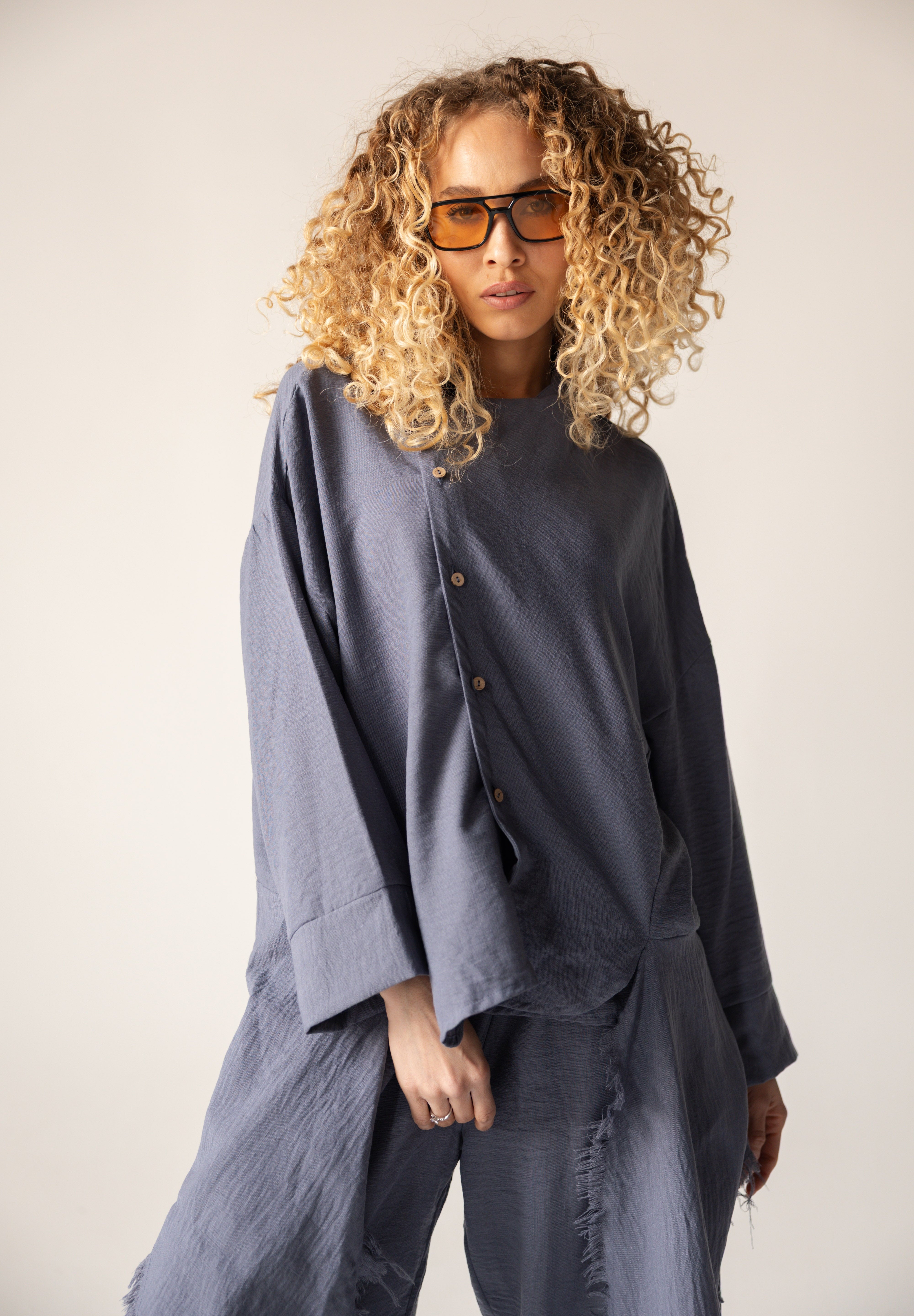 Blush Girl Shirt Ocean Teal - AB ESSENTIALS