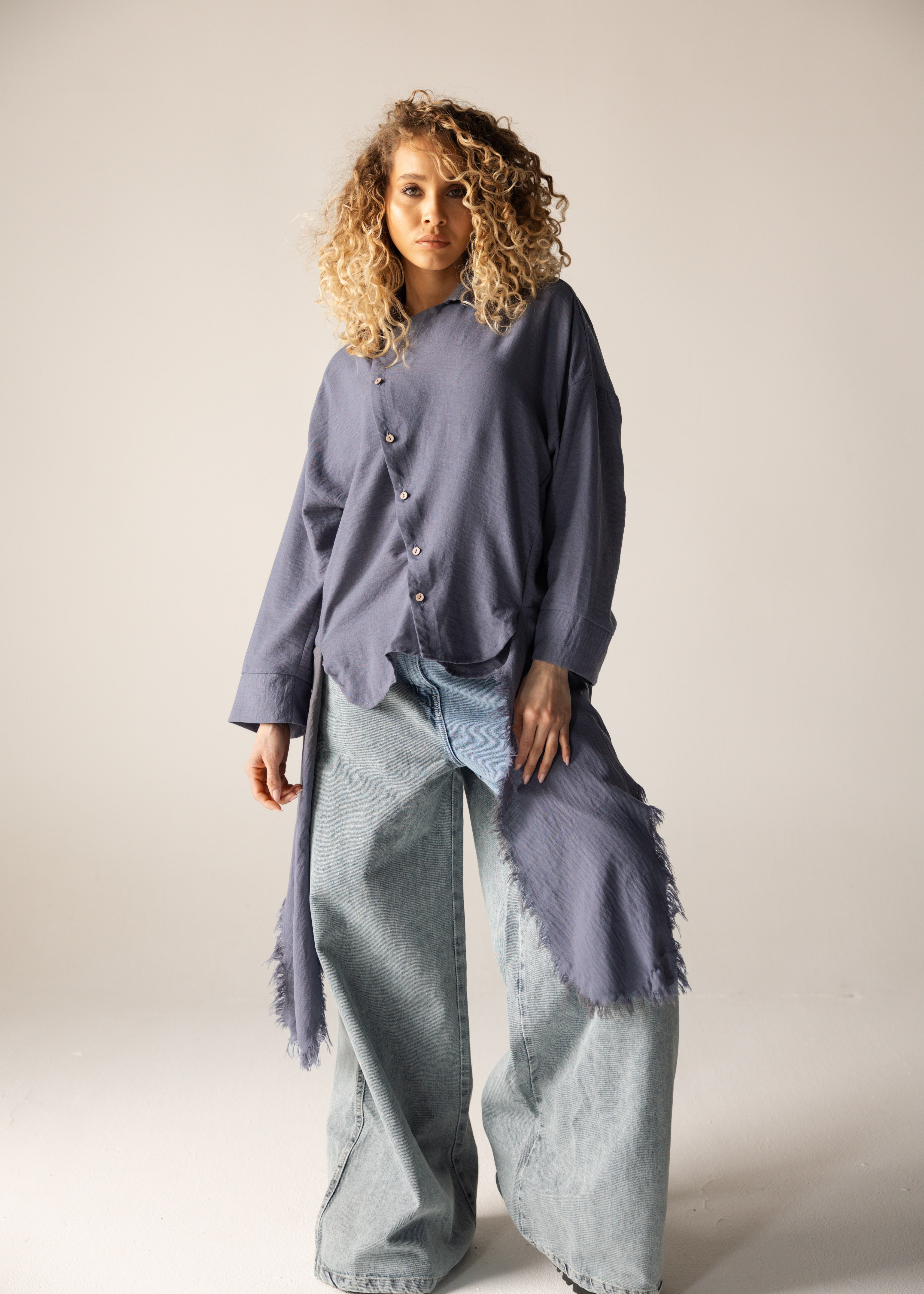 Blush Girl Shirt Ocean Teal - AB ESSENTIALS
