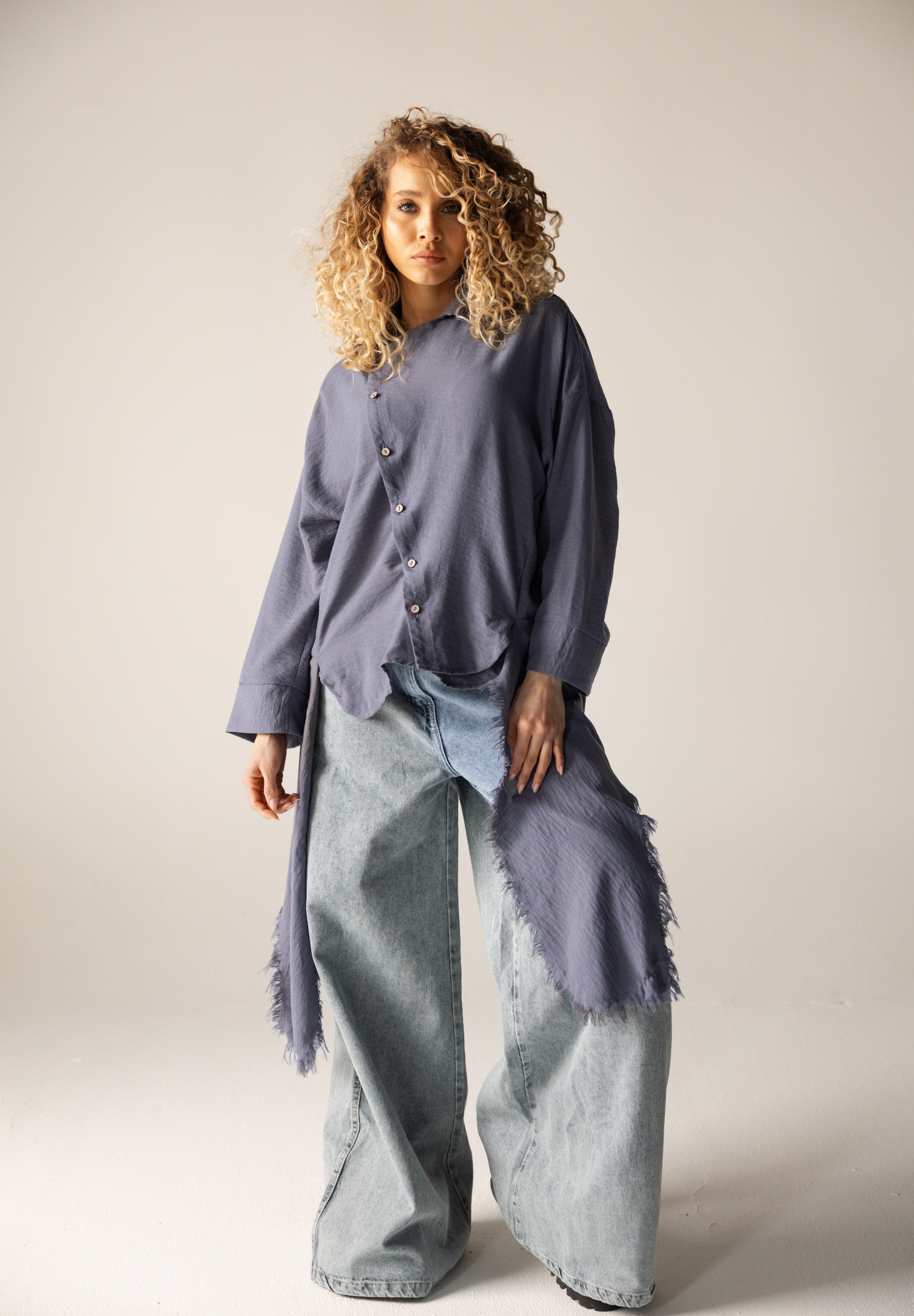 Blush Girl Shirt Ocean Teal - AB ESSENTIALS