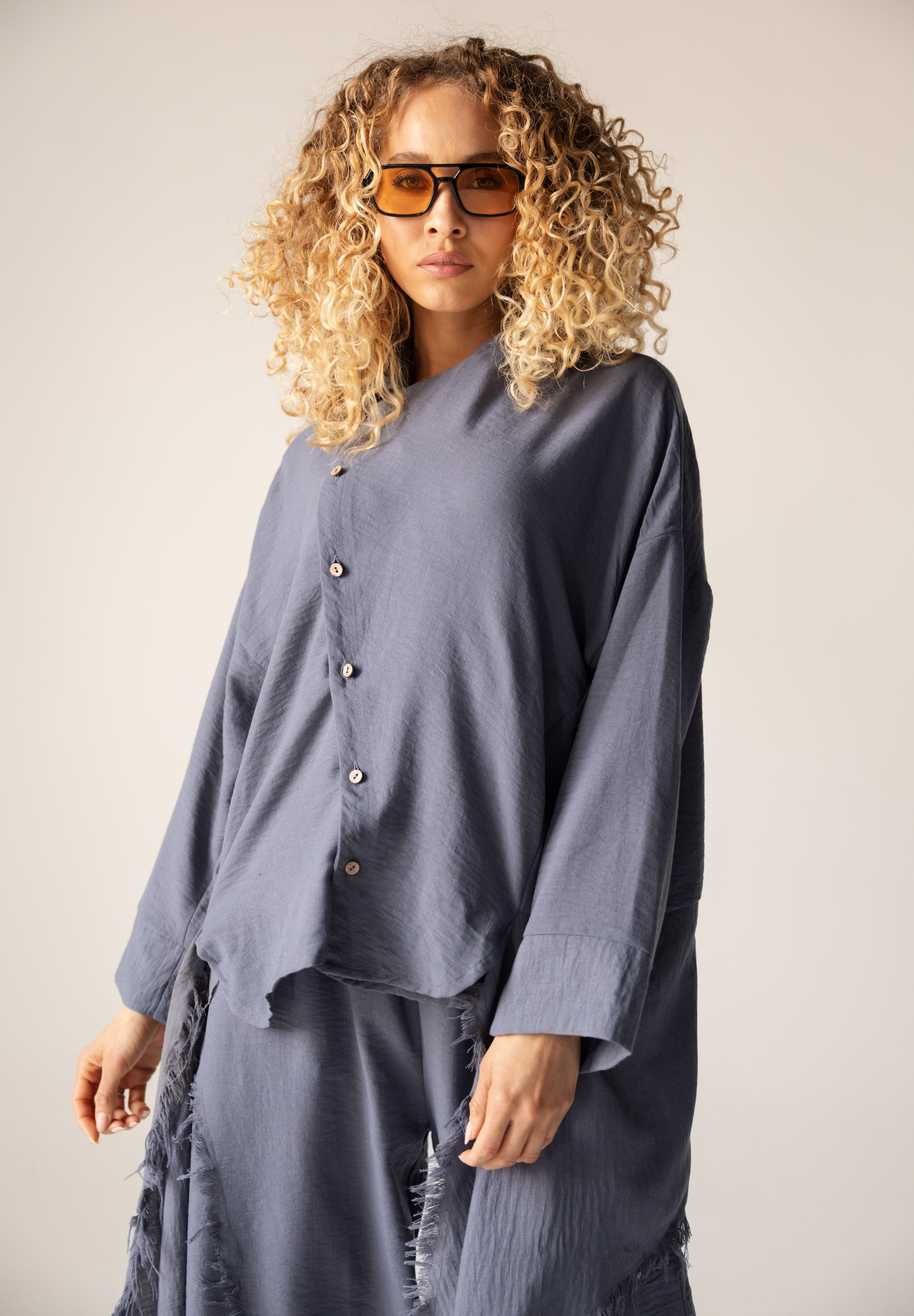 Blush Girl Shirt Ocean Teal - AB ESSENTIALS