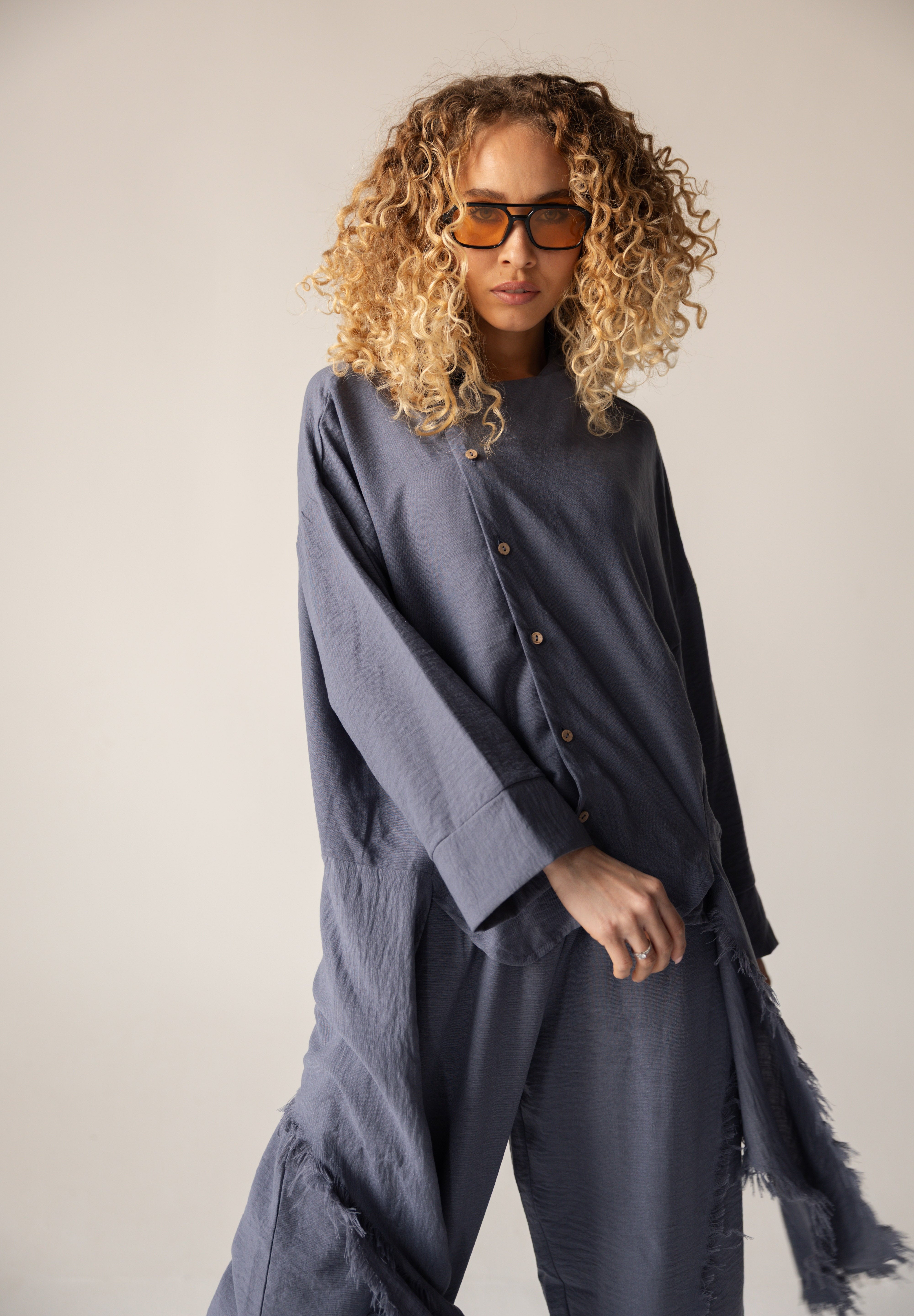 Blush Girl Shirt Ocean Teal - AB ESSENTIALS