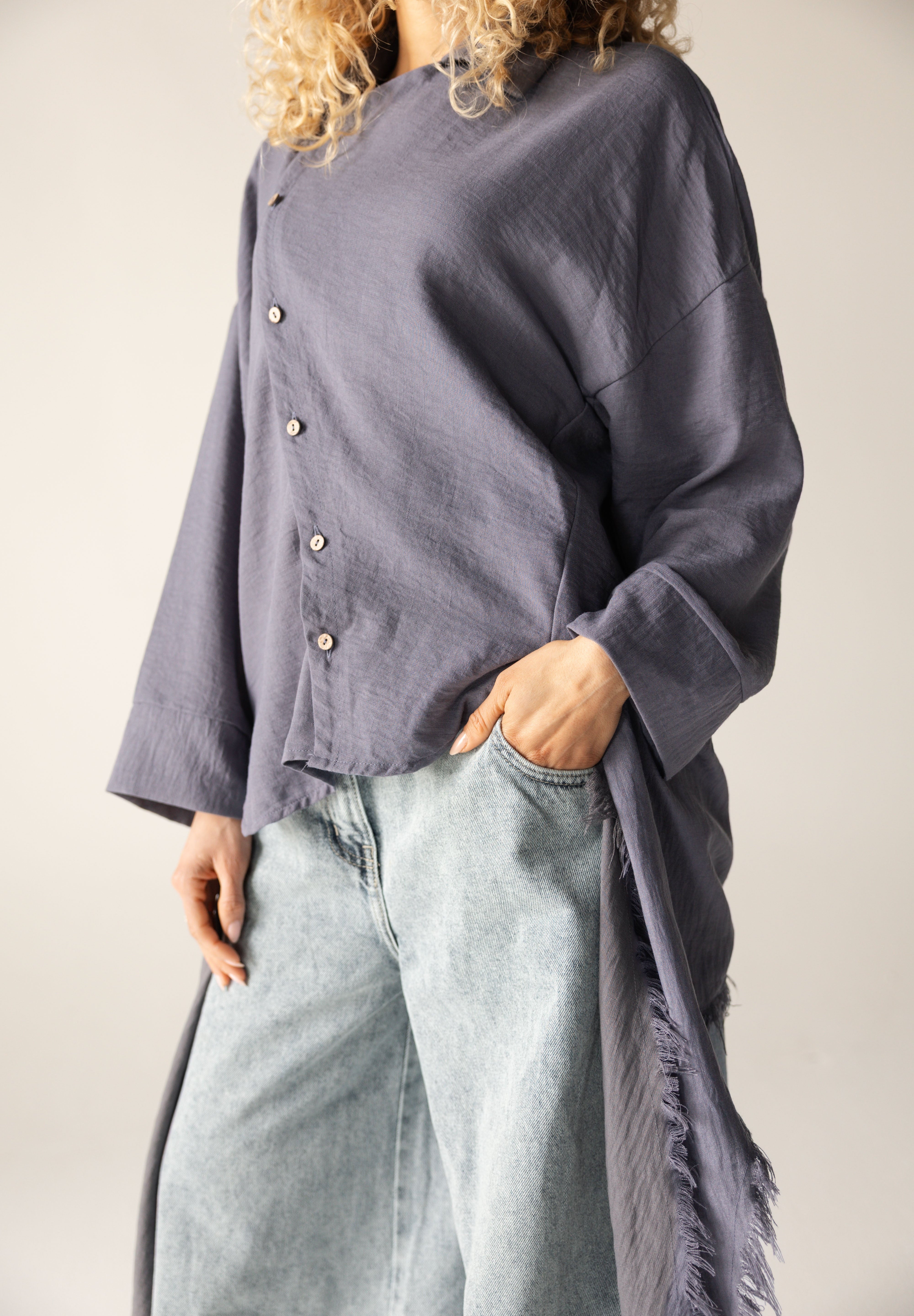 Blush Girl Shirt Ocean Teal - AB ESSENTIALS