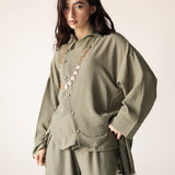 Blush Girl Shirt Olive - AB ESSENTIALS