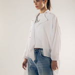 Blush Girl Shirt White - AB ESSENTIALS