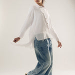Blush Girl Shirt White - AB ESSENTIALS