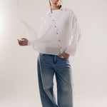 Blush Girl Shirt White - AB ESSENTIALS