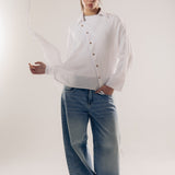 Blush Girl Shirt White - AB ESSENTIALS